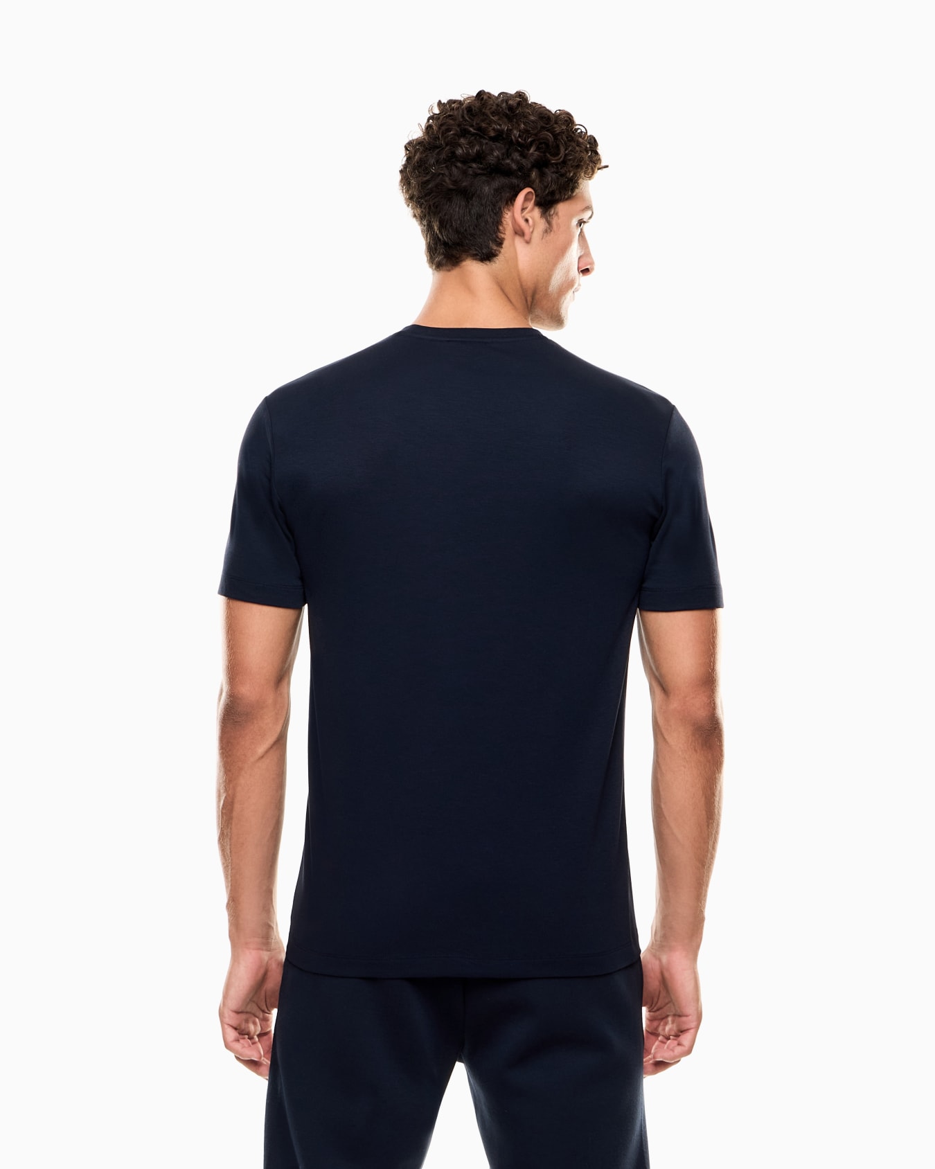 Gold Label short-sleeved T-shirt in a viscose blend Slide 2