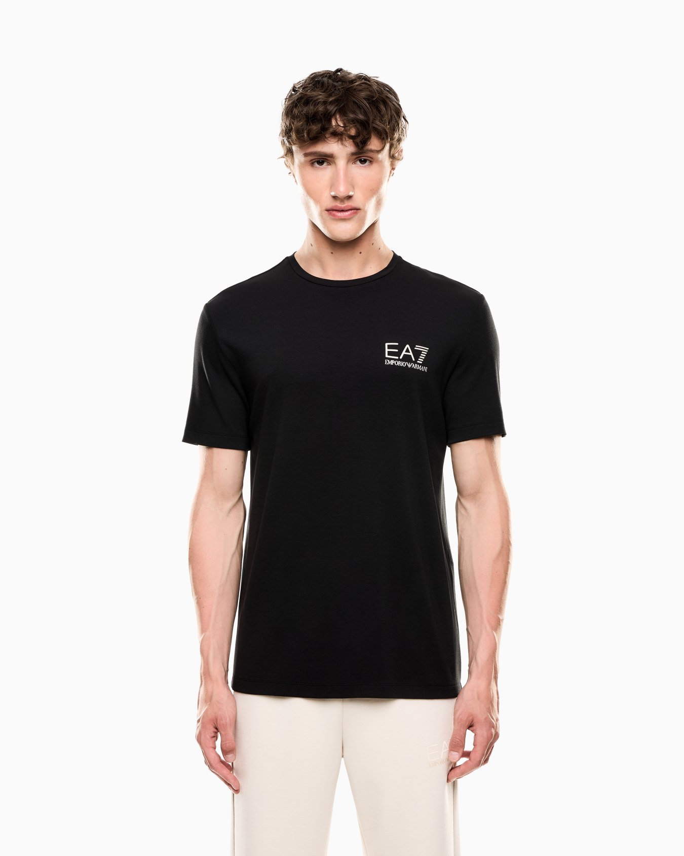 Kurzärmliges T-Shirt „Gold Label“ aus einer Viskose-Mischung Folie 3