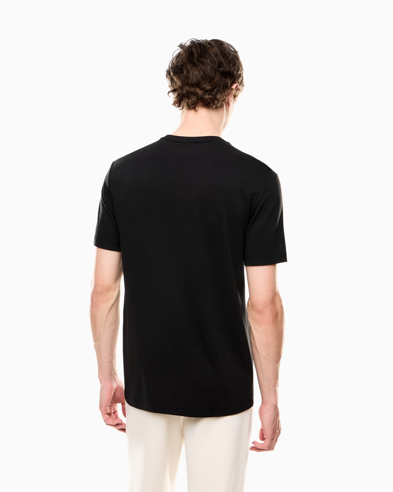 Kurzärmliges T-Shirt „Gold Label“ aus einer Viskose-Mischung Folie 2