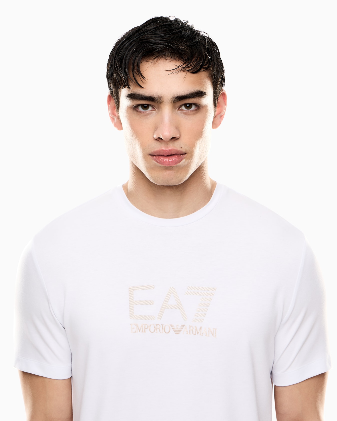 Gold Label viscose-blend crew-neck T-shirt Slide 4