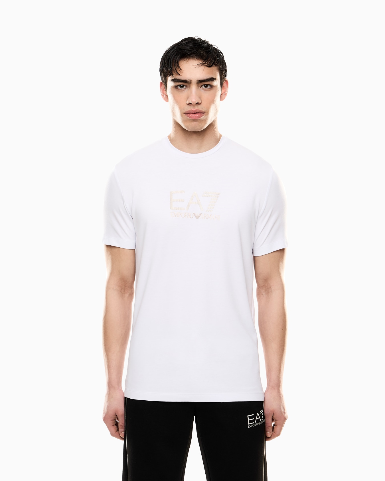 Gold Label viscose-blend crew-neck T-shirt Slide 3