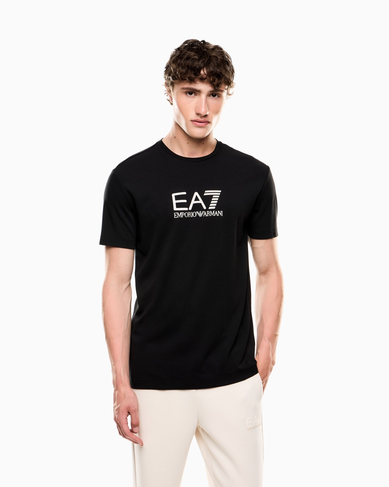 Gold Label viscose-blend crew-neck T-shirt Slide 3