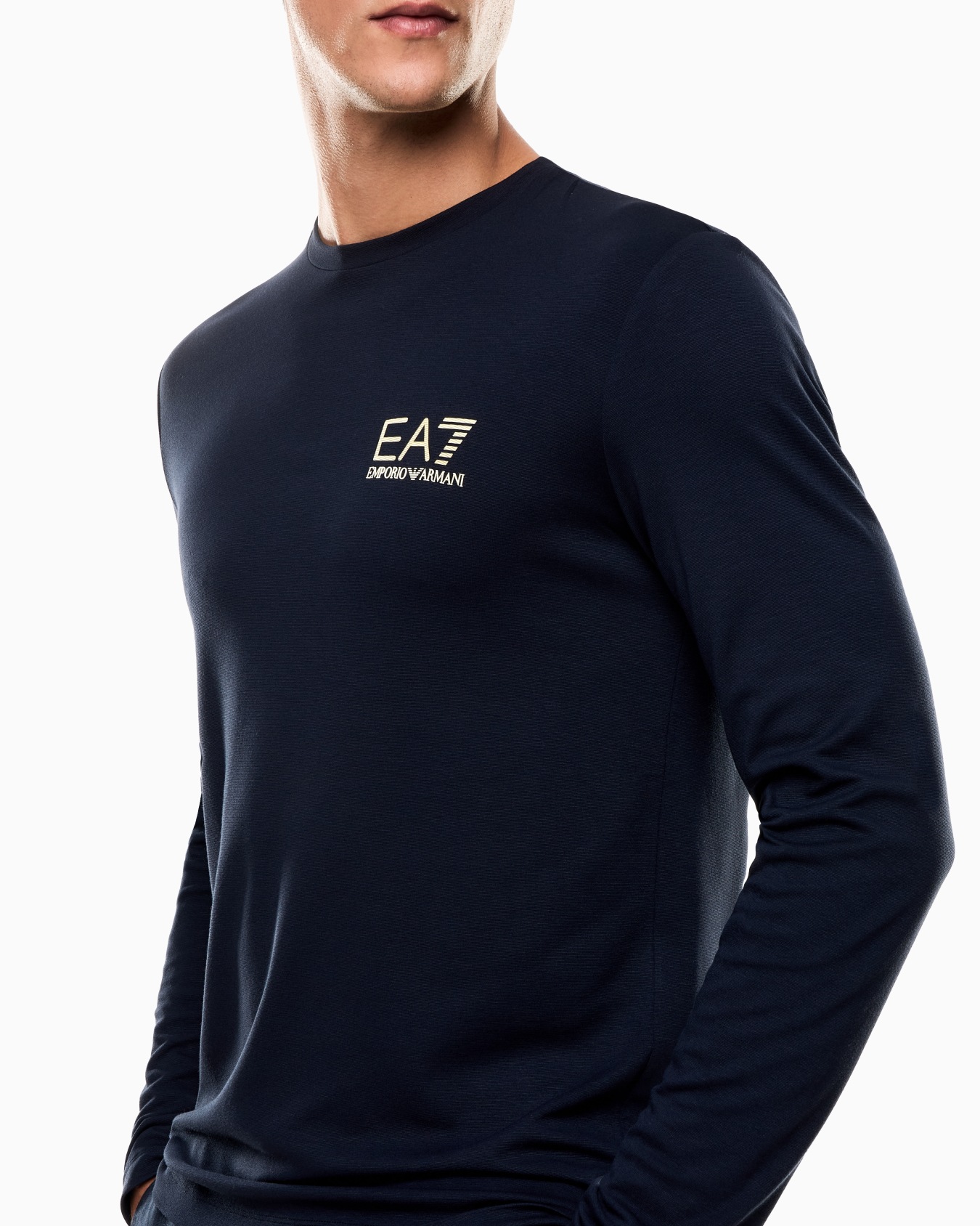 Gold Label viscose-blend long-sleeved T-shirt Slide 4