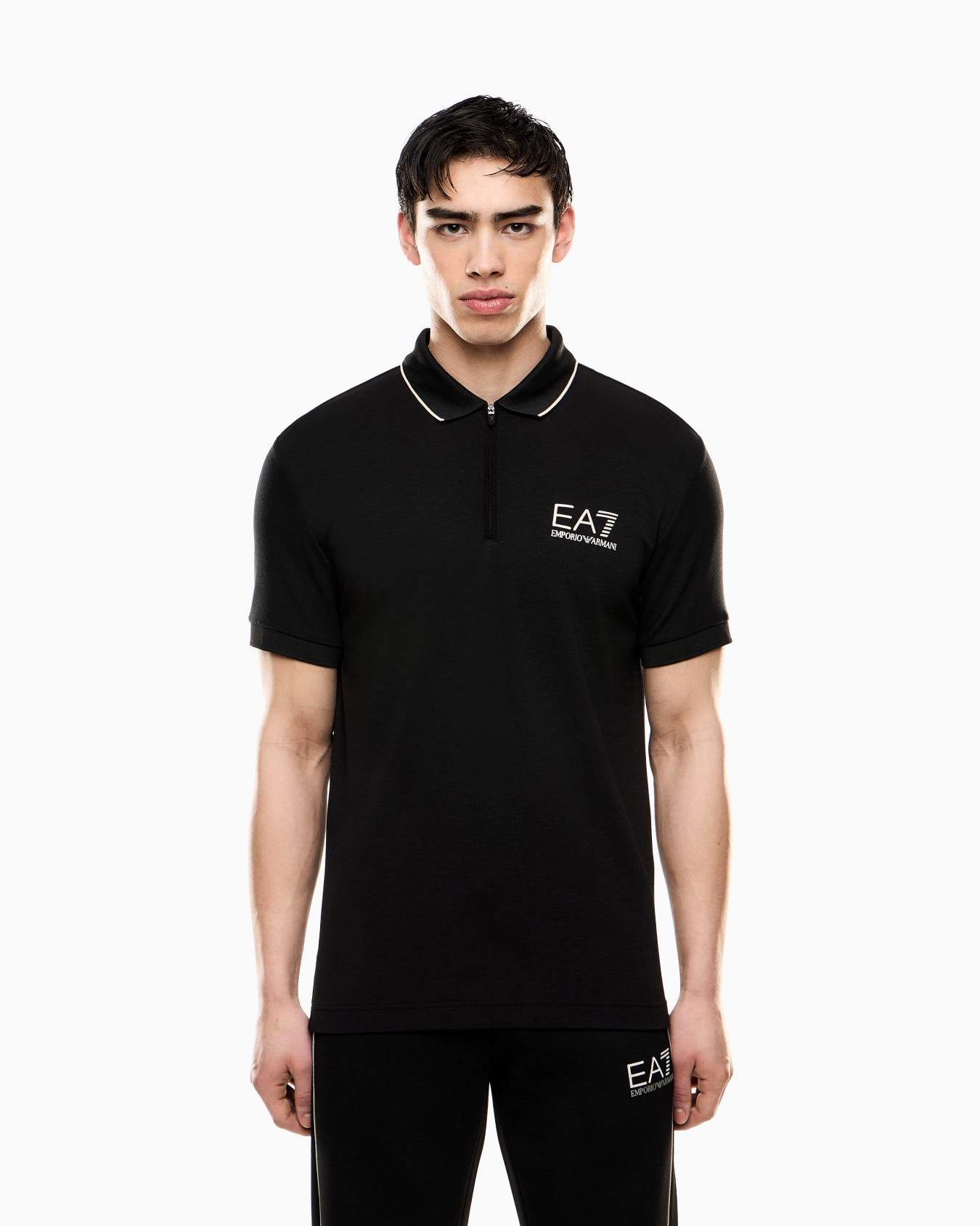 Gold Label viscose-blend polo shirt Slide 3