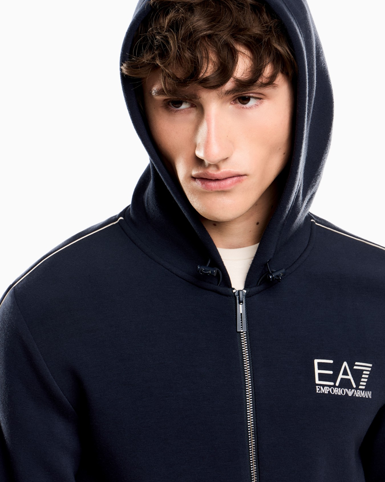 Gold Label viscose-blend hooded sweatshirt Slide 4