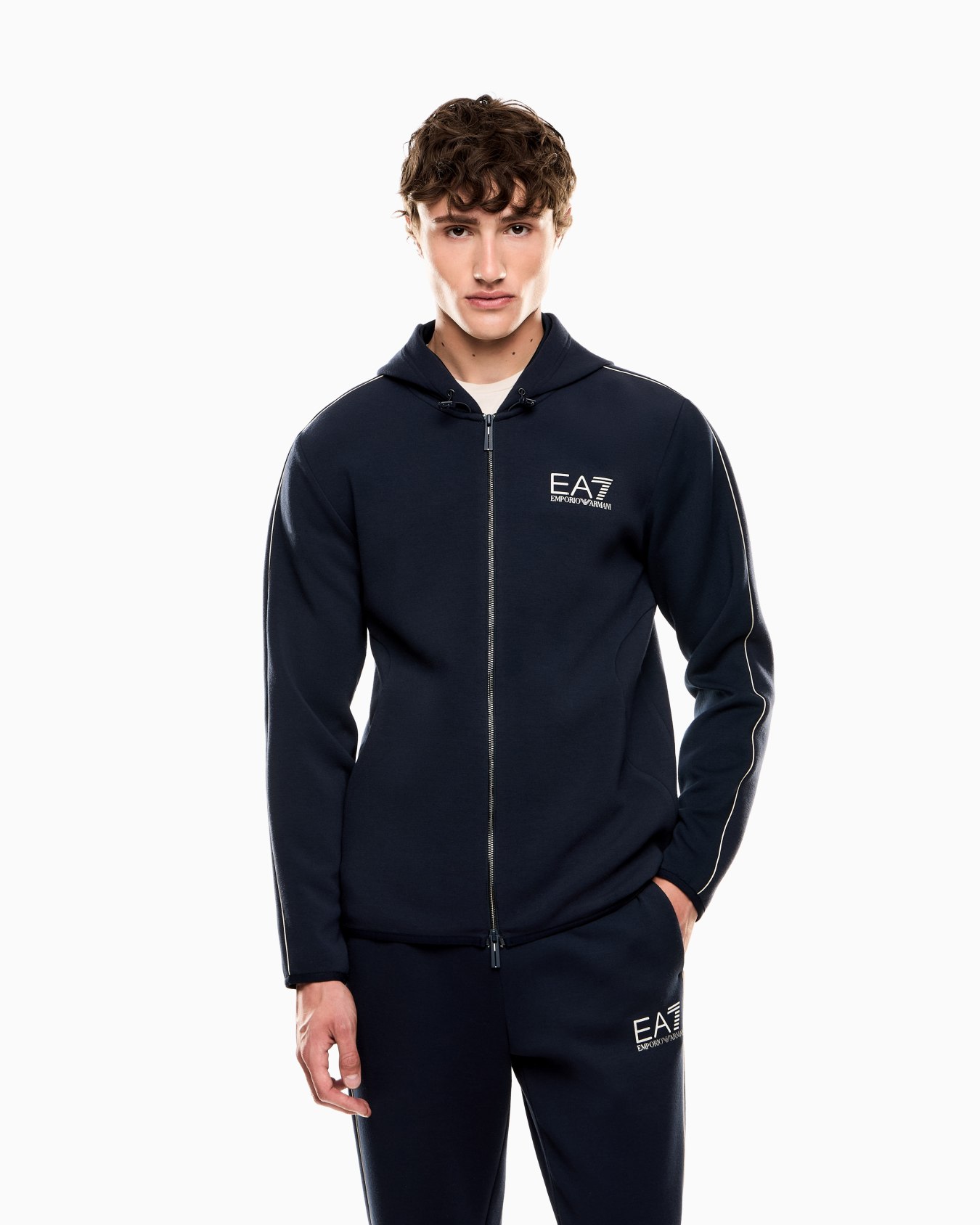 Gold Label viscose-blend hooded sweatshirt Slide 3