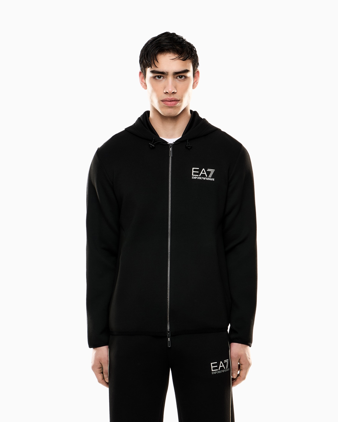 Gold Label viscose-blend hooded sweatshirt Slide 3