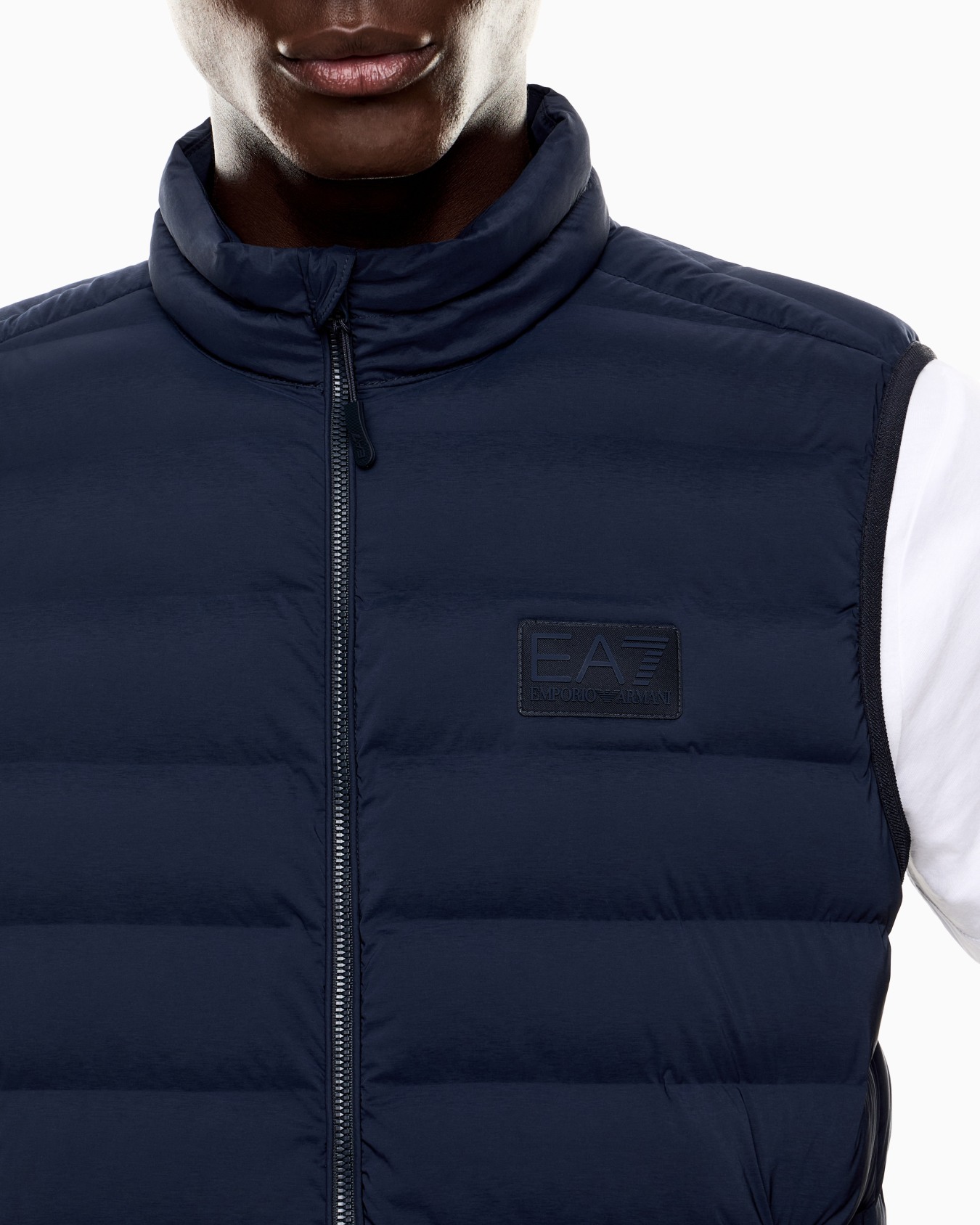 Technical fabric padded gilet Slide 4