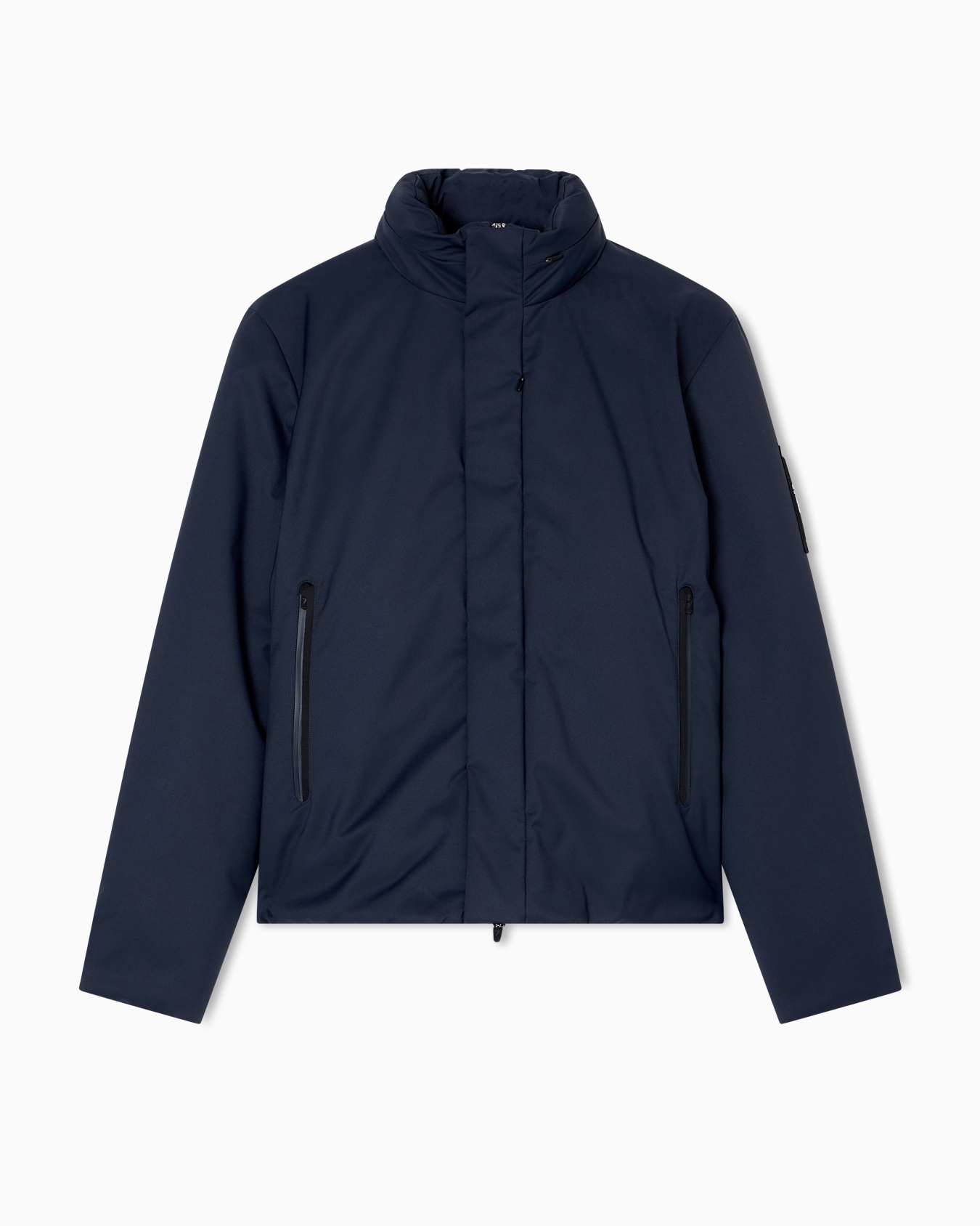 Veste rembourrée en tissu recyclé avec capuche Diapositive 0