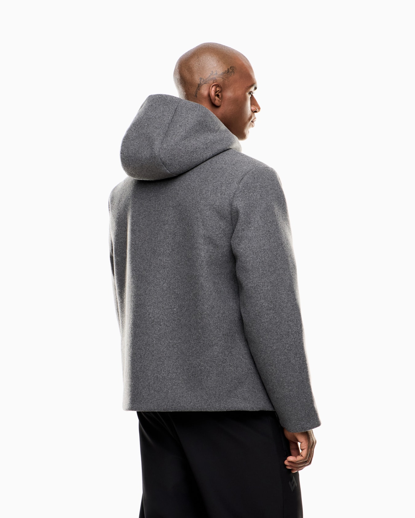 Wool-blend cloth pea coat Slide 2