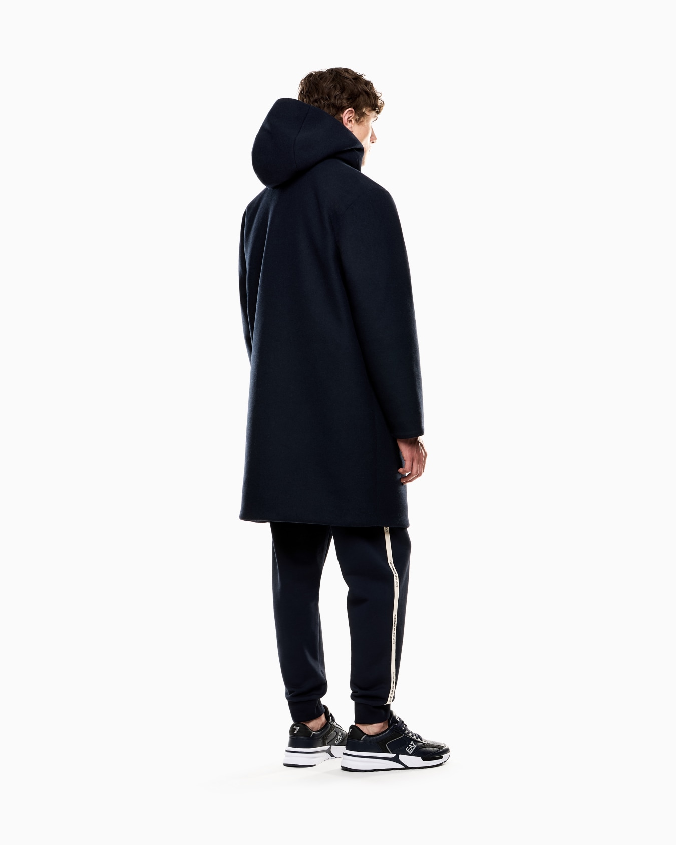 Wool-blend hooded parka Slide 2