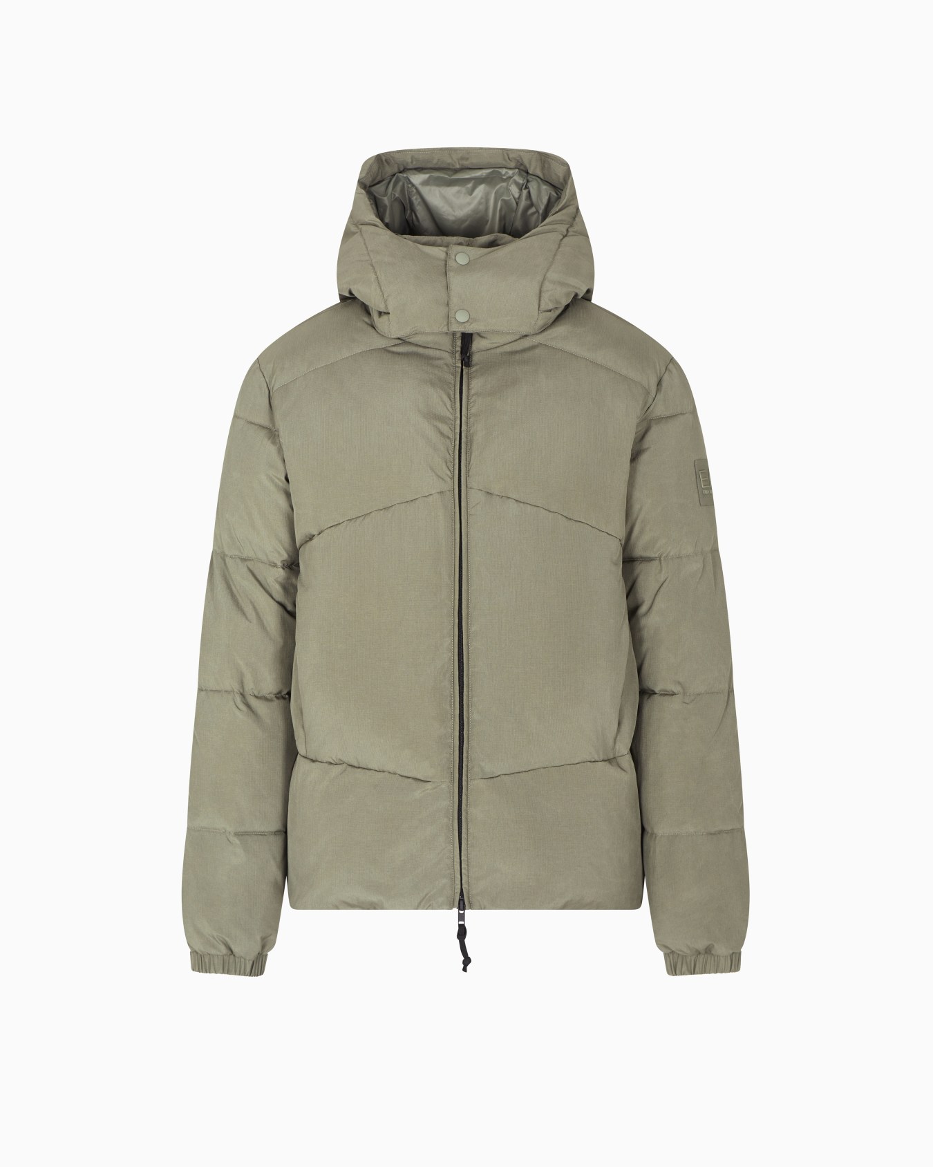 Veste rembourrée à capuche en nylon irisé Diapositive 0