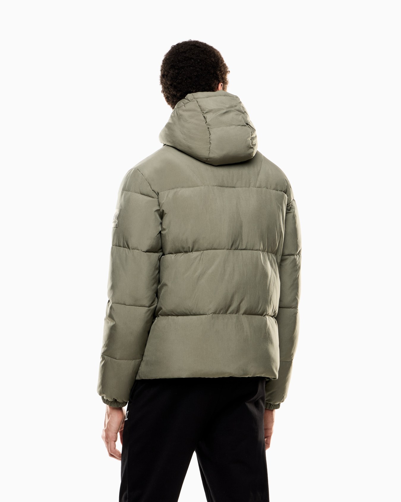 Veste rembourrée à capuche en nylon irisé Diapositive 2