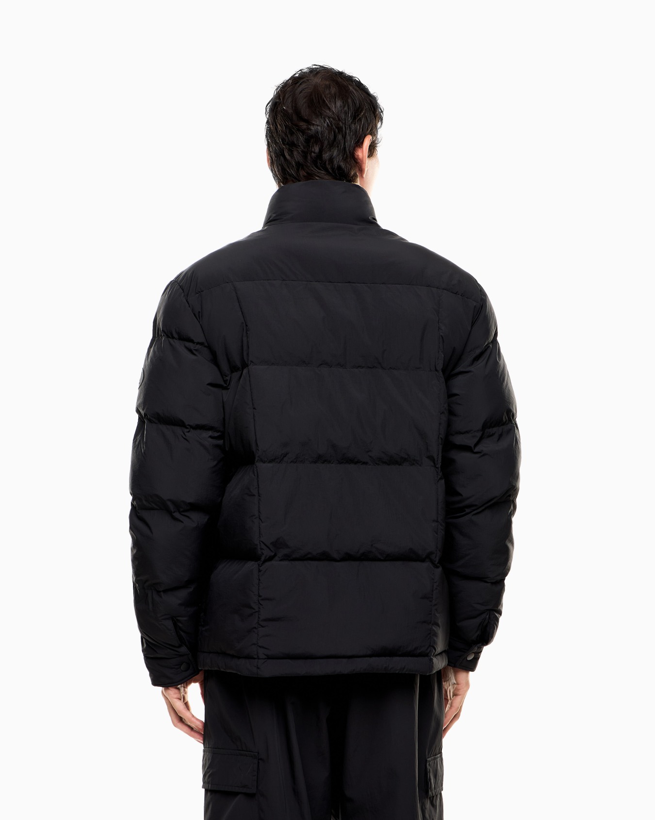 Padded jacket with teddy-effect fabric lining Slide 2