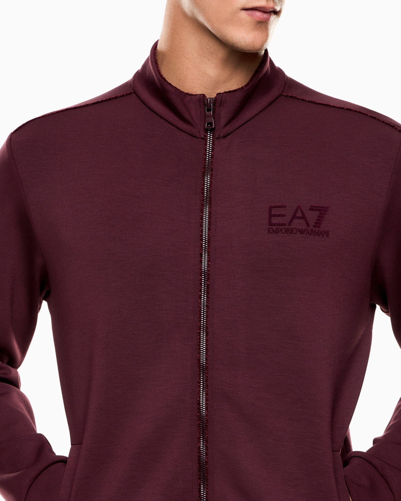 Lux Identity modal-blend interlock sweatshirt Slide 4