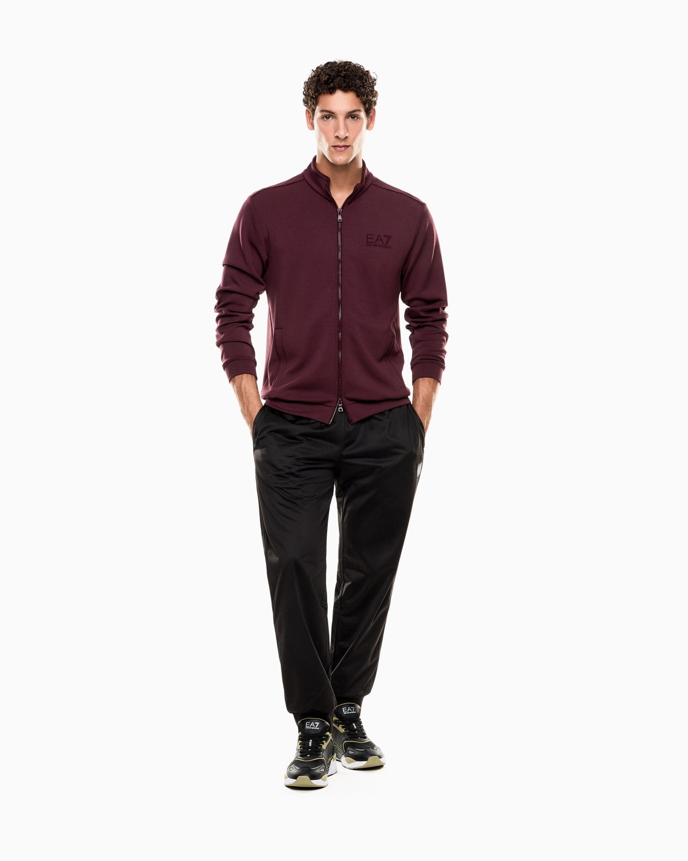 Lux Identity modal-blend interlock sweatshirt Slide 1