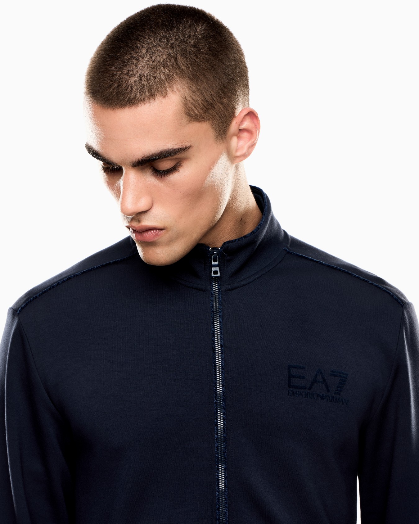 Sweat-shirt Lux Identity en interlock de mélange de modal Diapositive 4