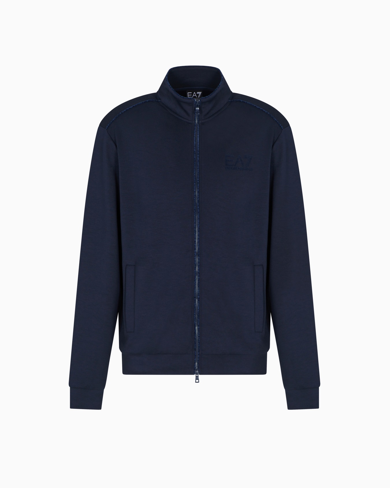 Sweat-shirt Lux Identity en interlock de mélange de modal Diapositive 0