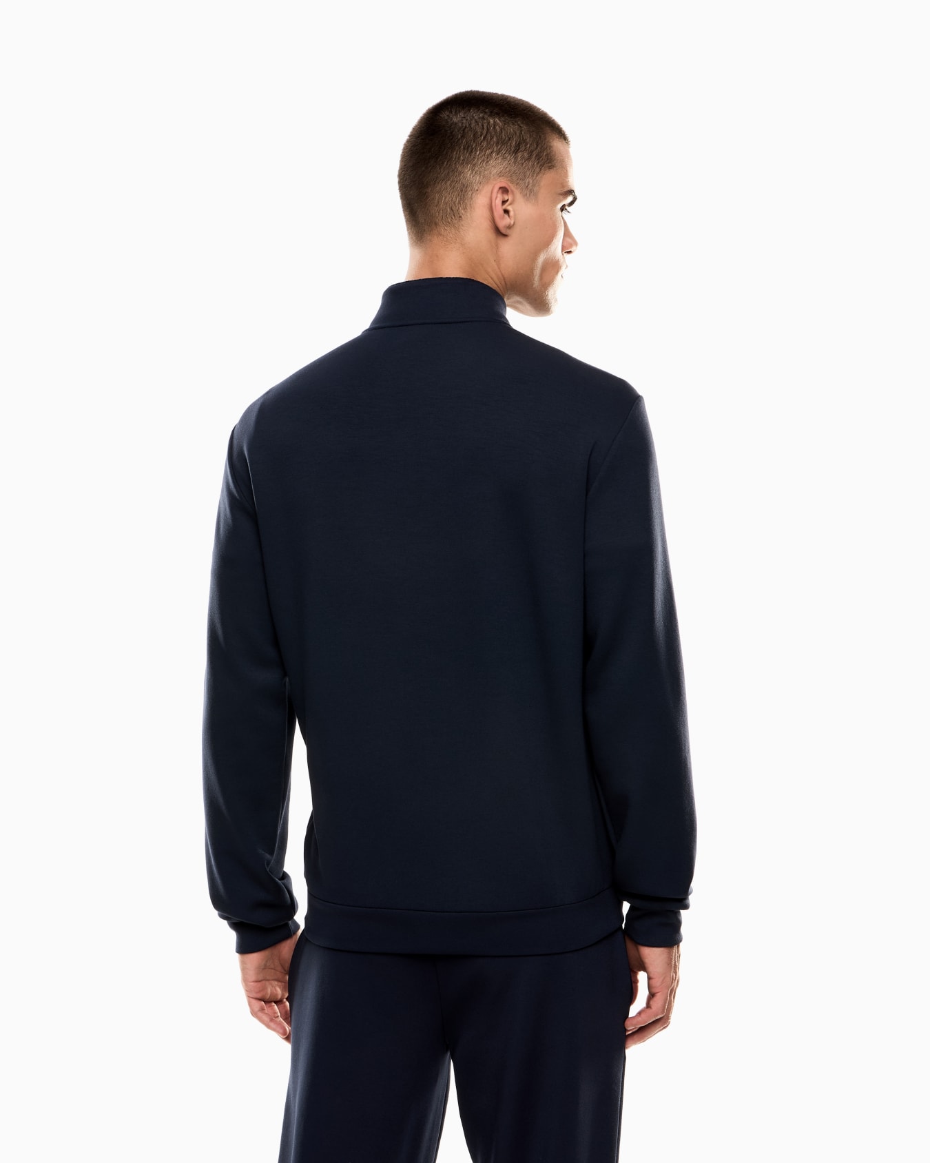 Sweat-shirt Lux Identity en interlock de mélange de modal Diapositive 2