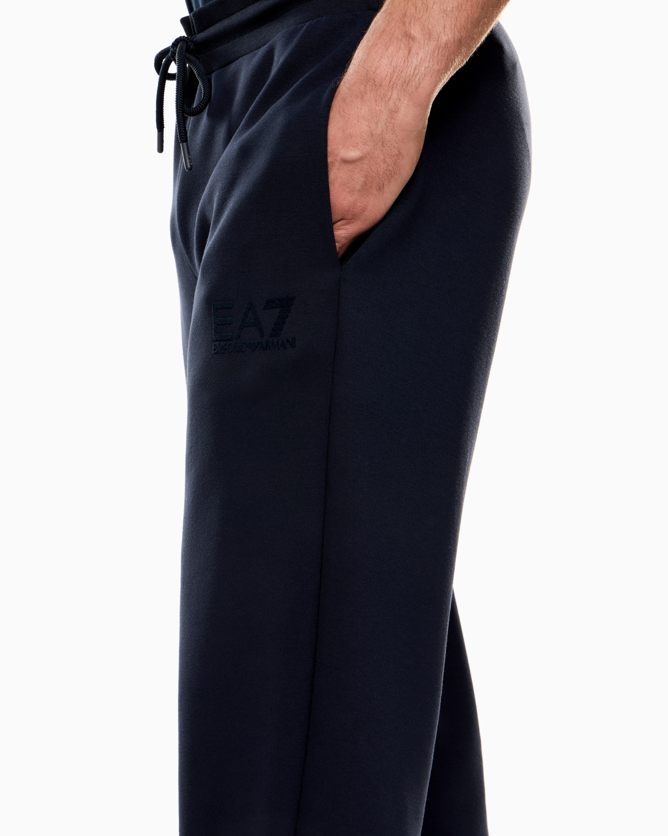 Lux Identity modal-blend interlock trousers Slide 4
