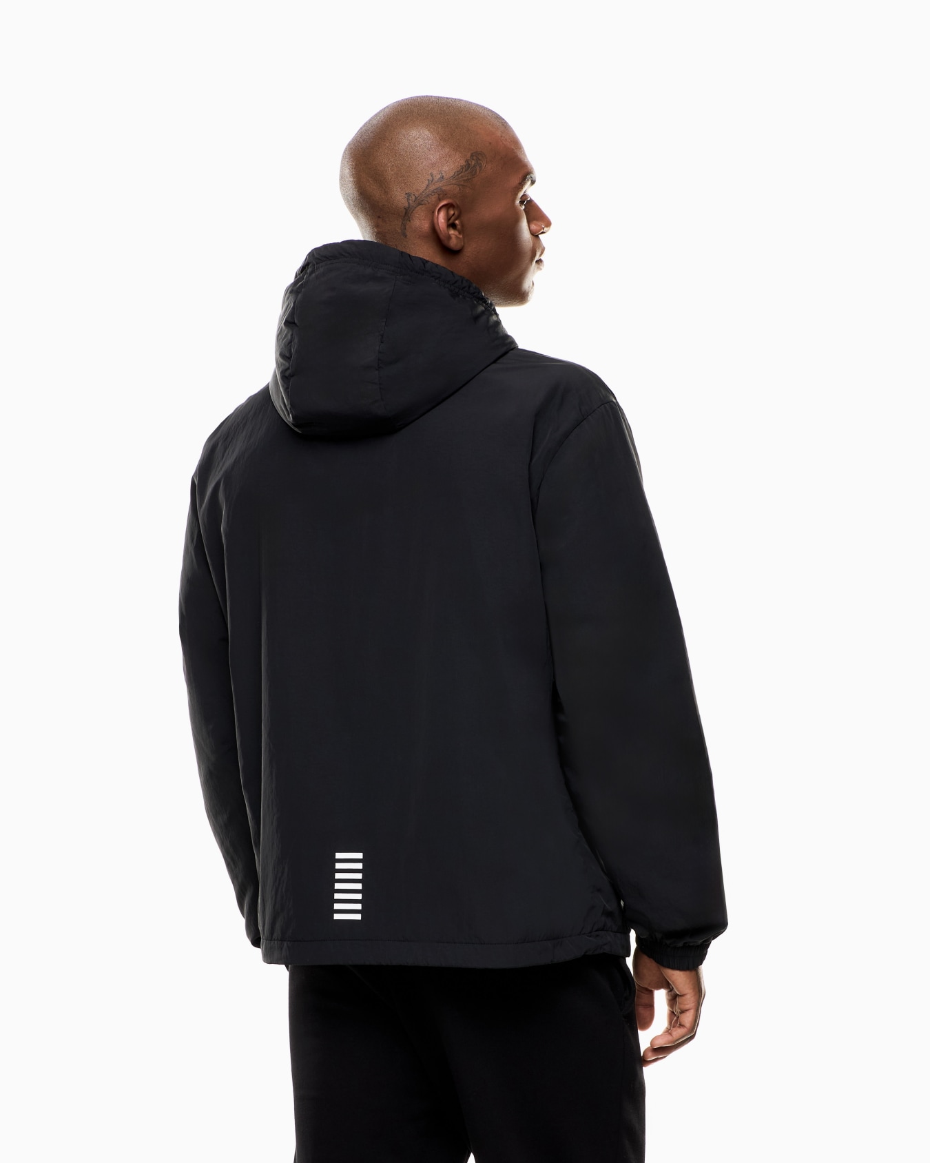 Felpa con cappuccio Core Identity in nylon Slide 2