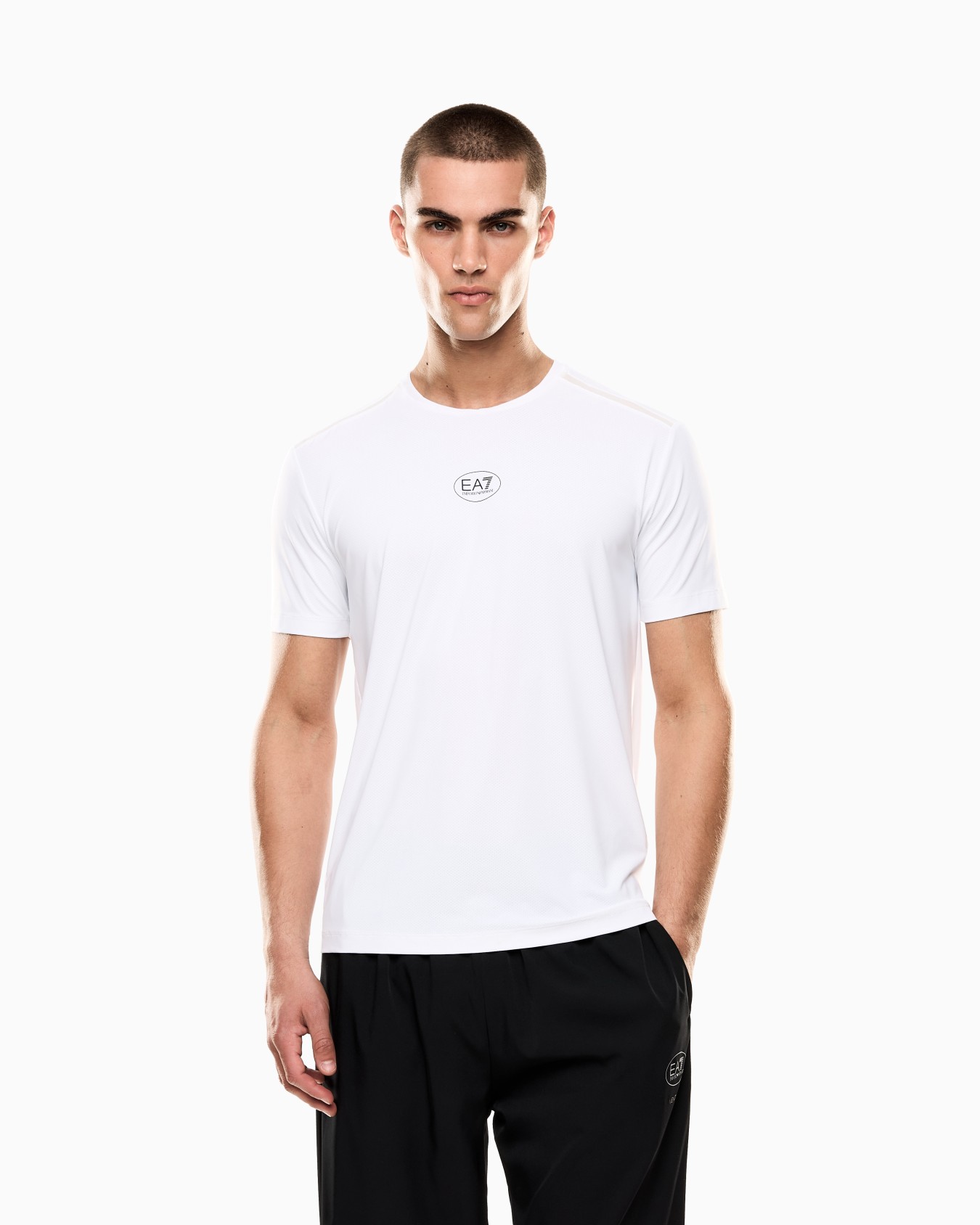 Tennis Pro crew-neck T-shirt in VENTUS7 technical fabric Slide 3