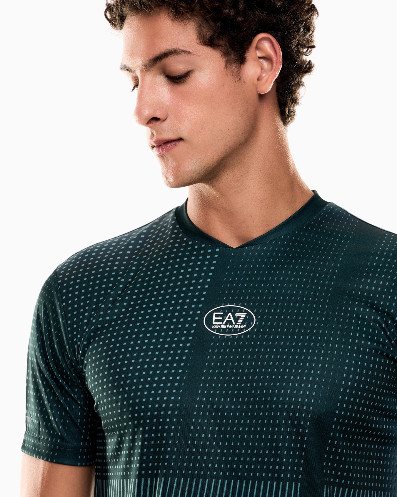Tennis Pro crew-neck T-shirt in VENTUS7 technical fabric Slide 4