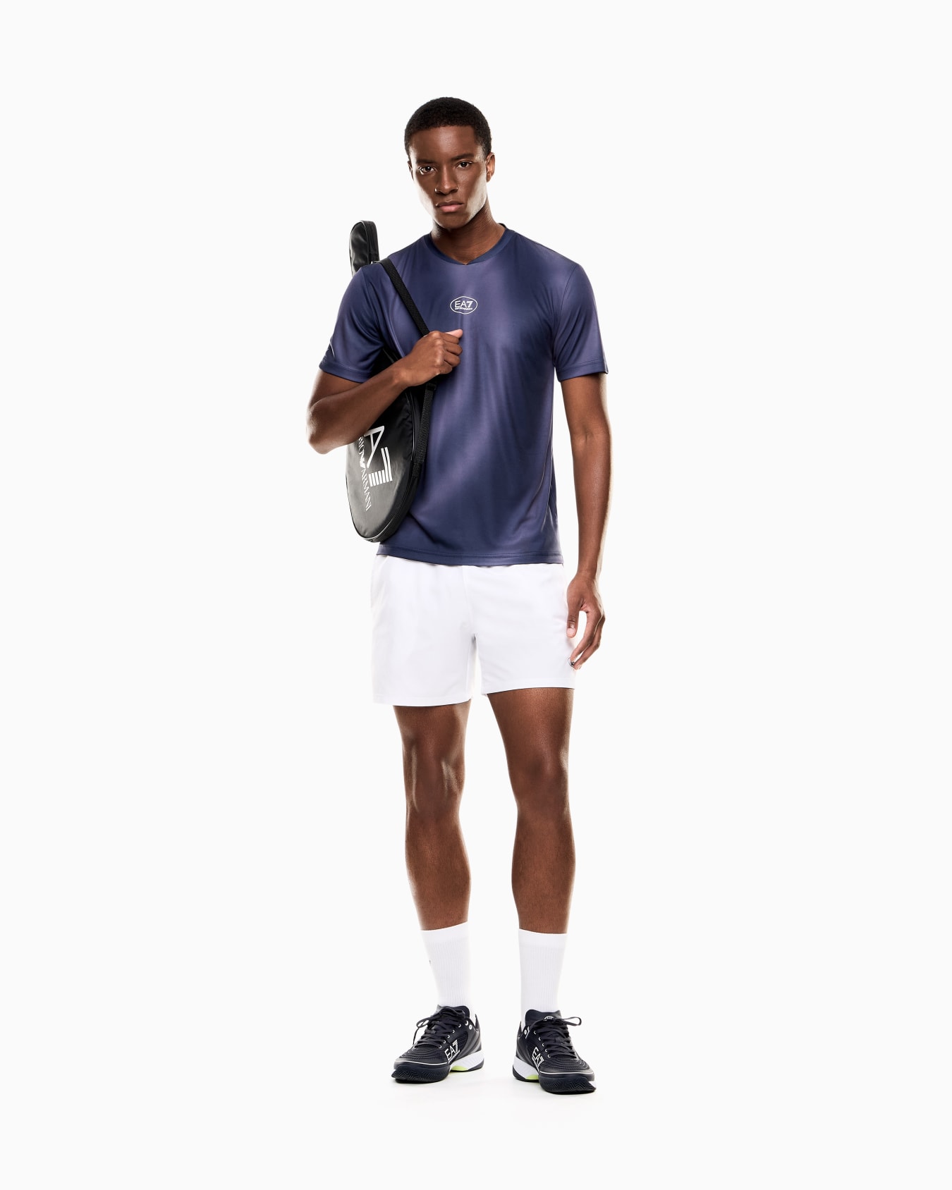 Camiseta de cuello redondo Tennis Pro de tejido técnico VENTUS7 Diapositiva 1