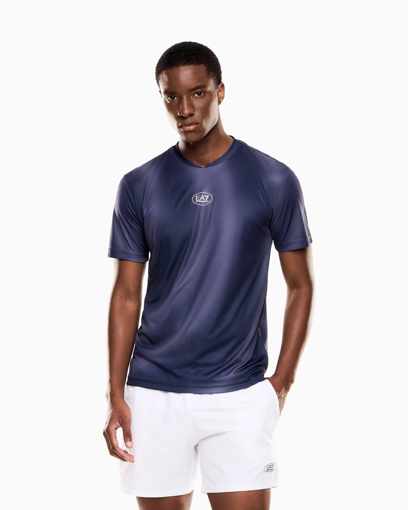 Camiseta de cuello redondo Tennis Pro de tejido técnico VENTUS7 Diapositiva 3