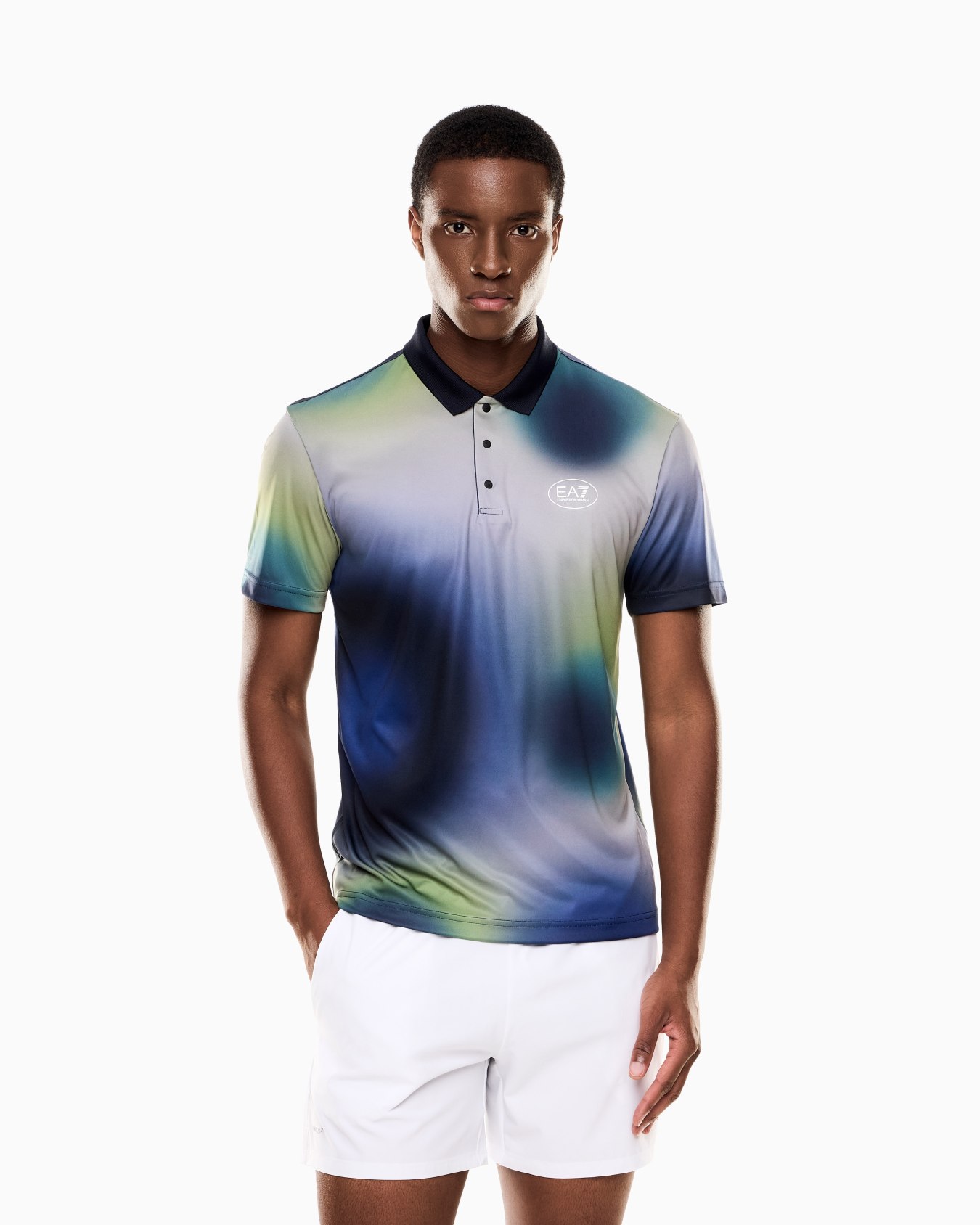Polo Tennis Pro de tejido técnico VENTUS7 estampado Diapositiva 3
