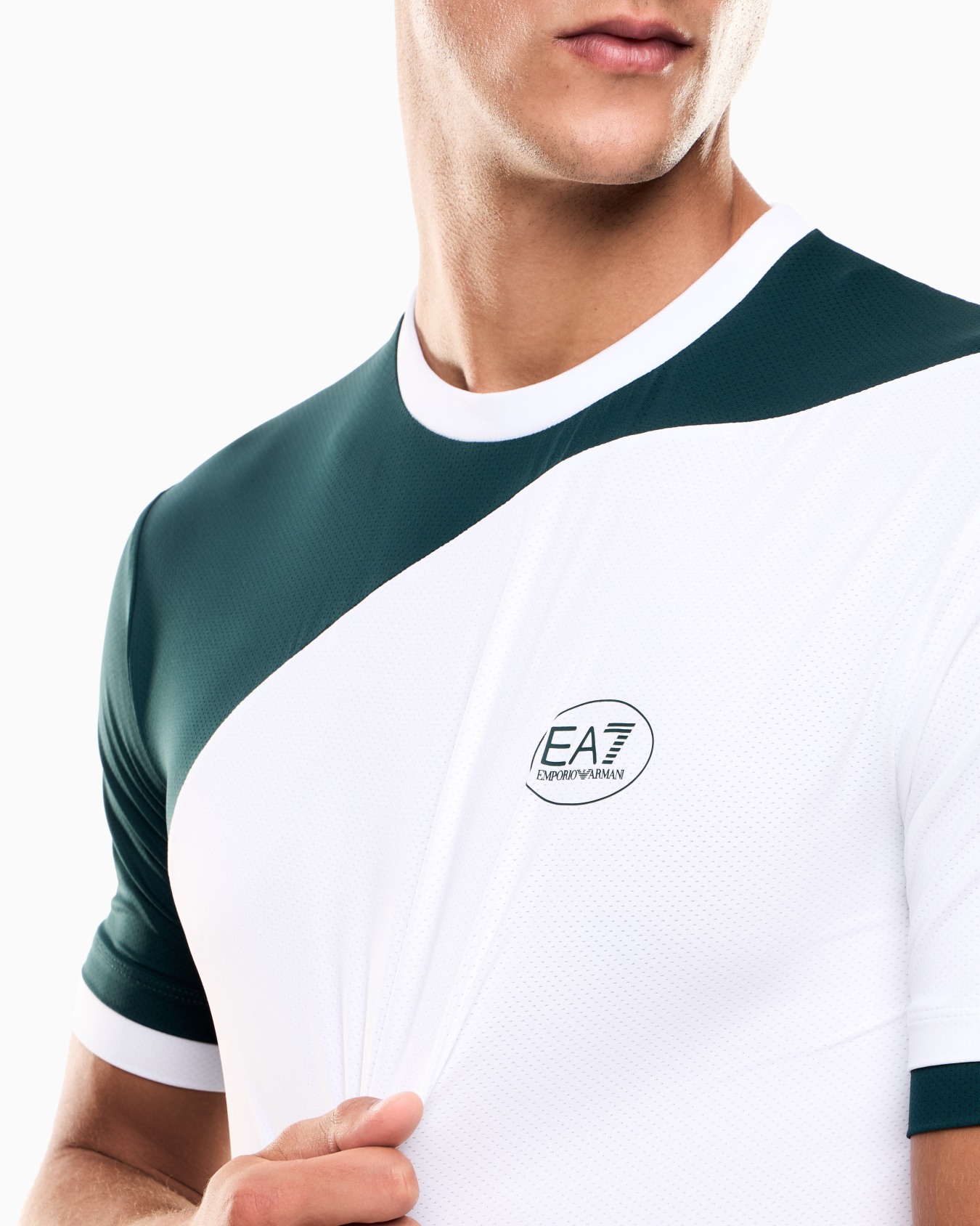 Tennis Pro crew-neck T-shirt in VENTUS7 technical fabric Slide 4