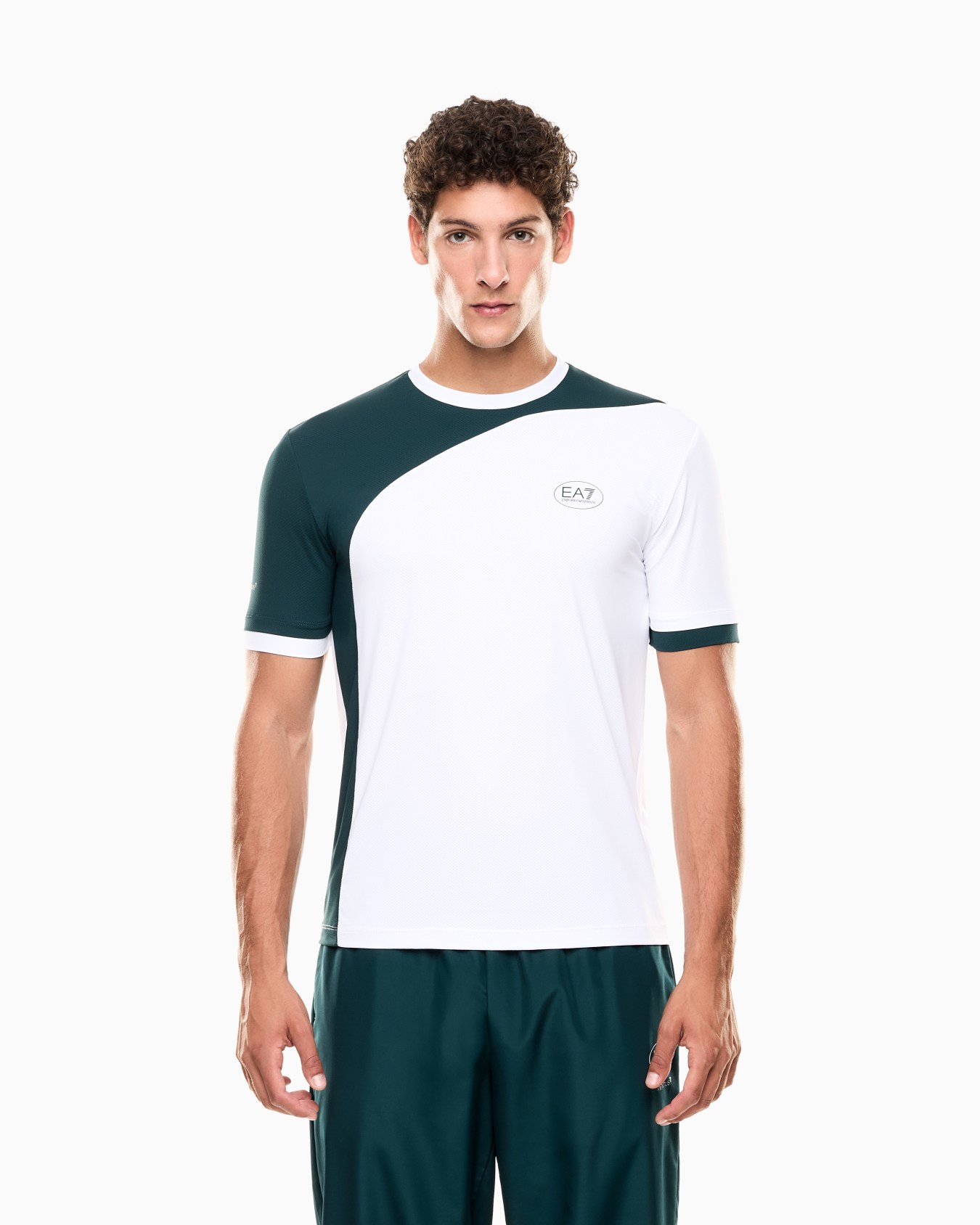 Tennis Pro crew-neck T-shirt in VENTUS7 technical fabric Slide 3