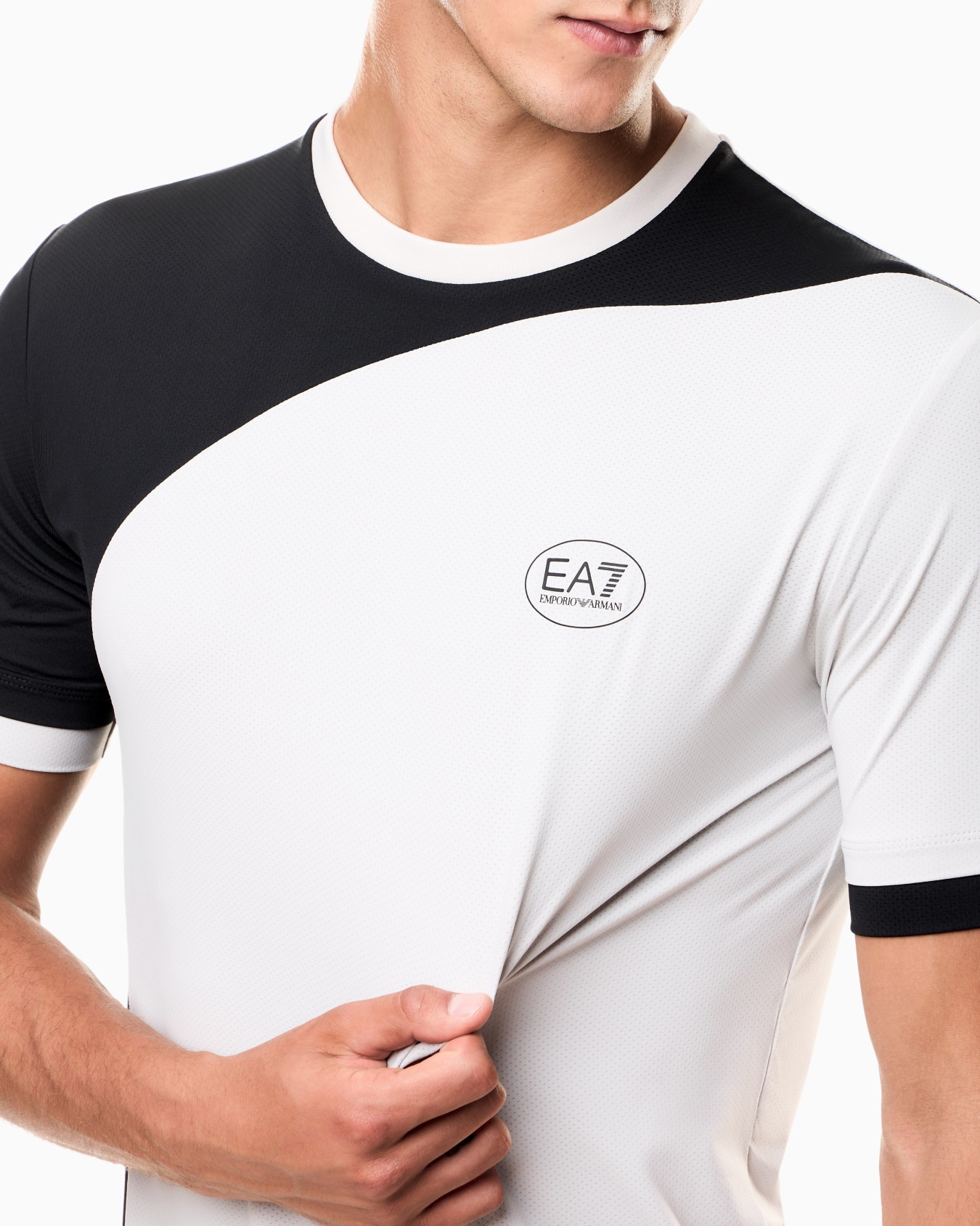 Tennis Pro crew-neck T-shirt in VENTUS7 technical fabric Slide 4