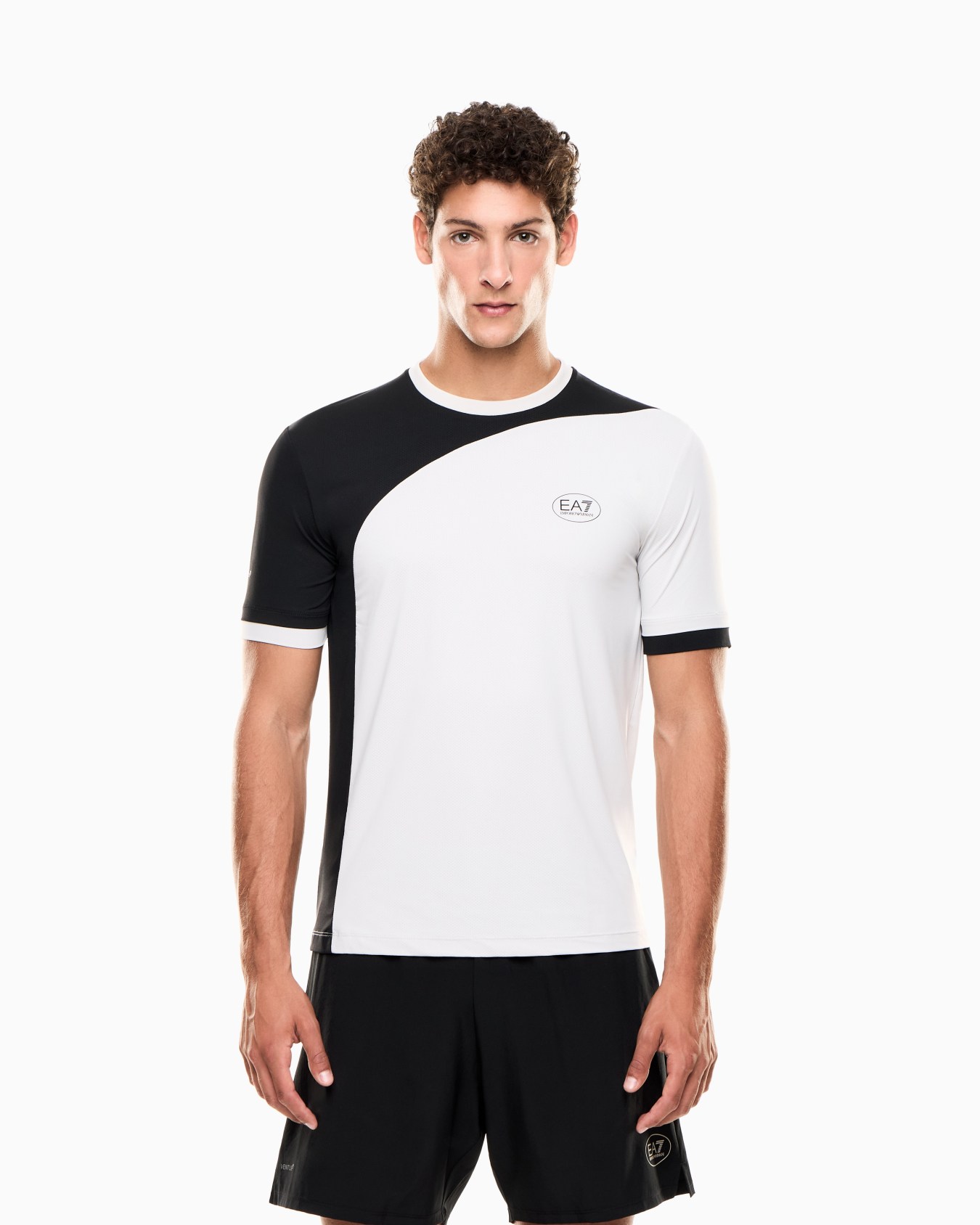 Tennis Pro crew-neck T-shirt in VENTUS7 technical fabric Slide 3