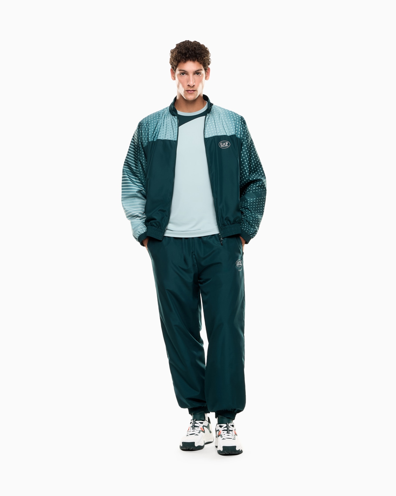 T-shirt girocollo Tennis Pro in tessuto tecnico VENTUS7 Slide 1