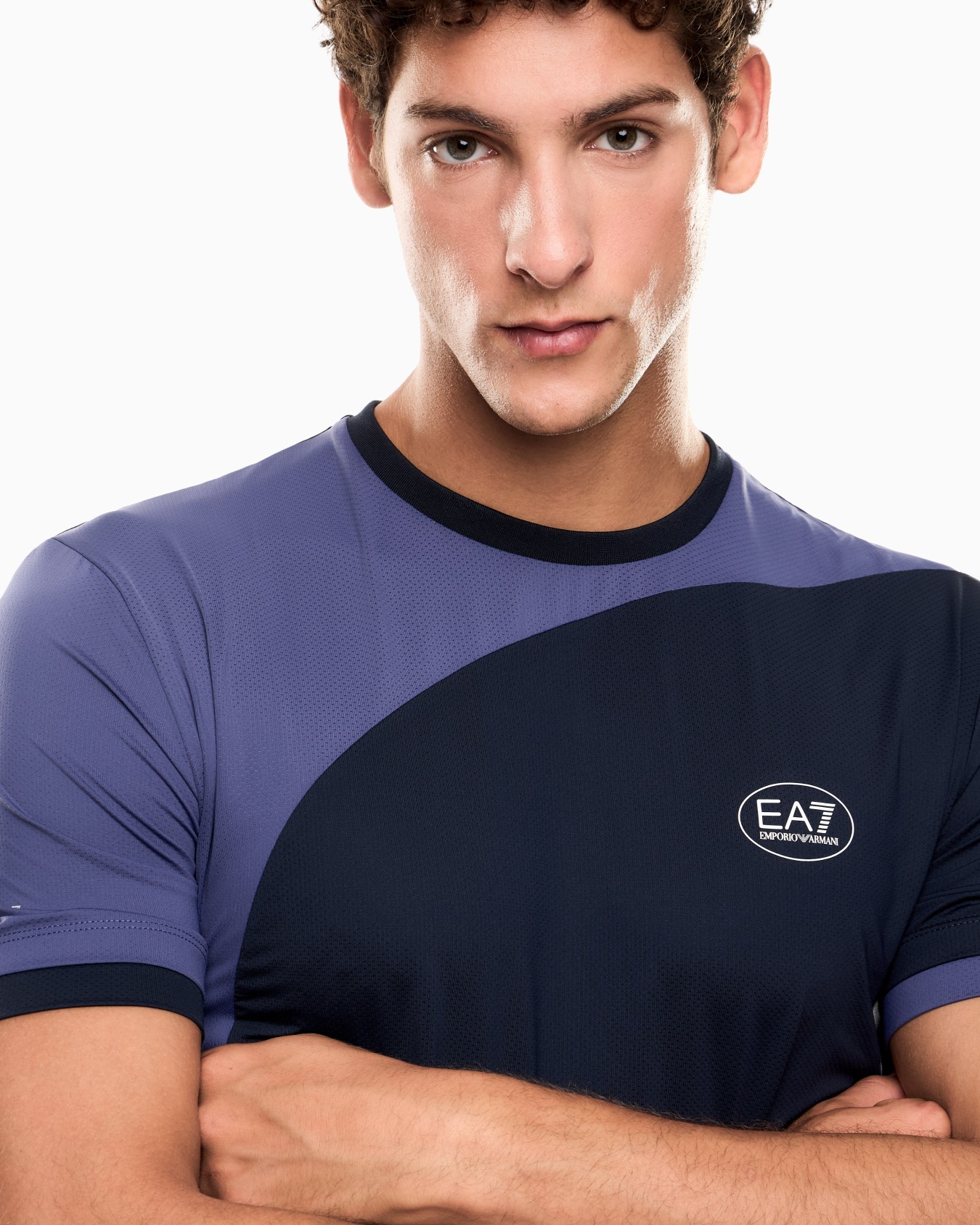 Tennis Pro crew-neck T-shirt in VENTUS7 technical fabric Slide 4