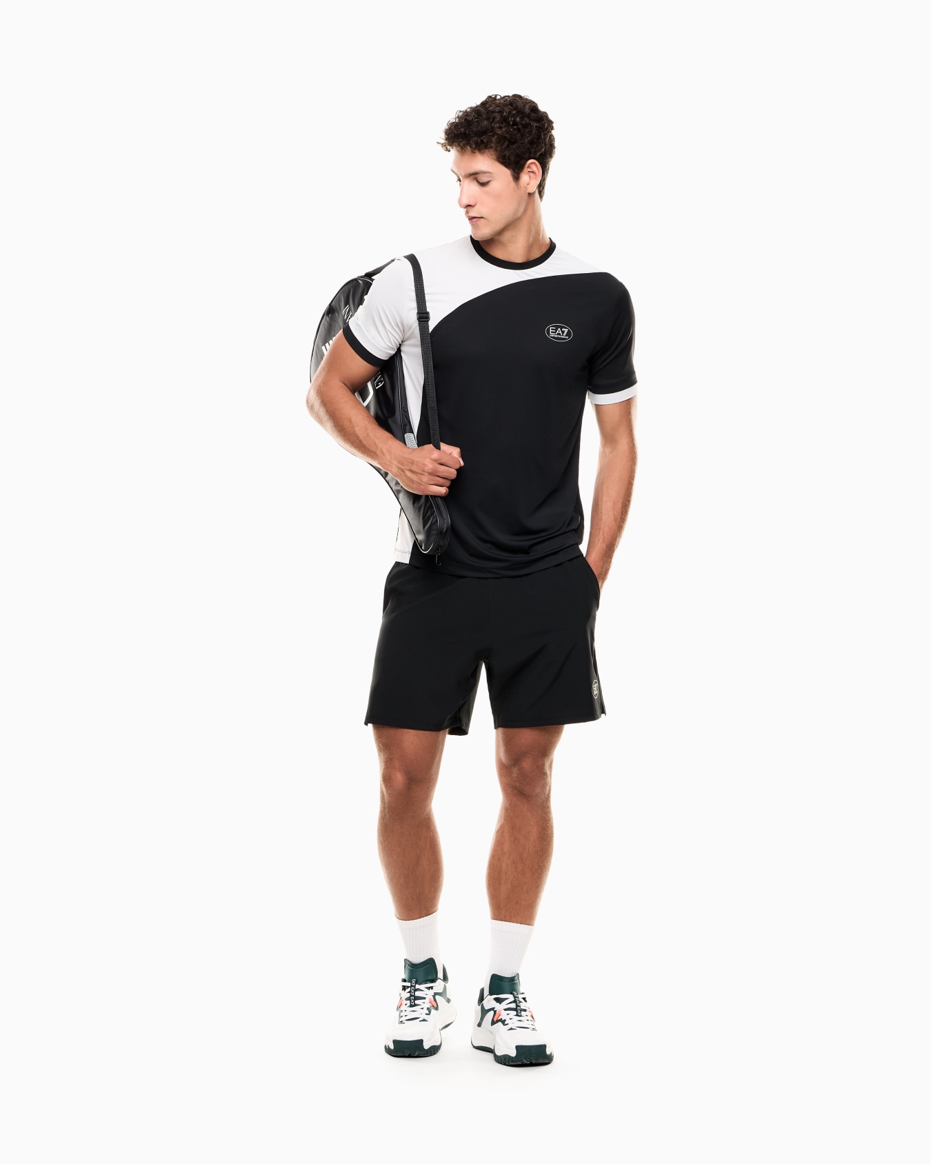Tennis Pro crew-neck T-shirt in VENTUS7 technical fabric Slide 1