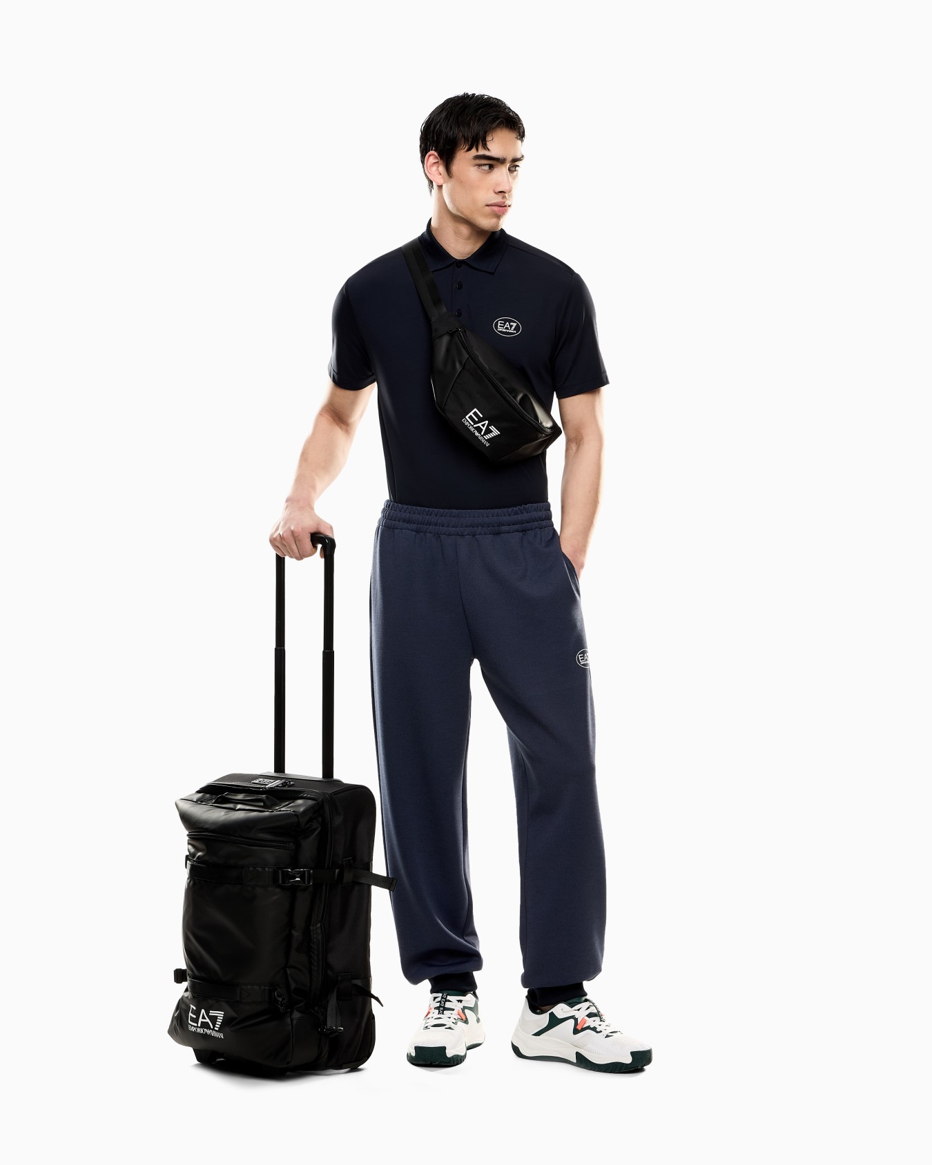 Tennis Club viscose-blend jersey polo shirt Slide 1