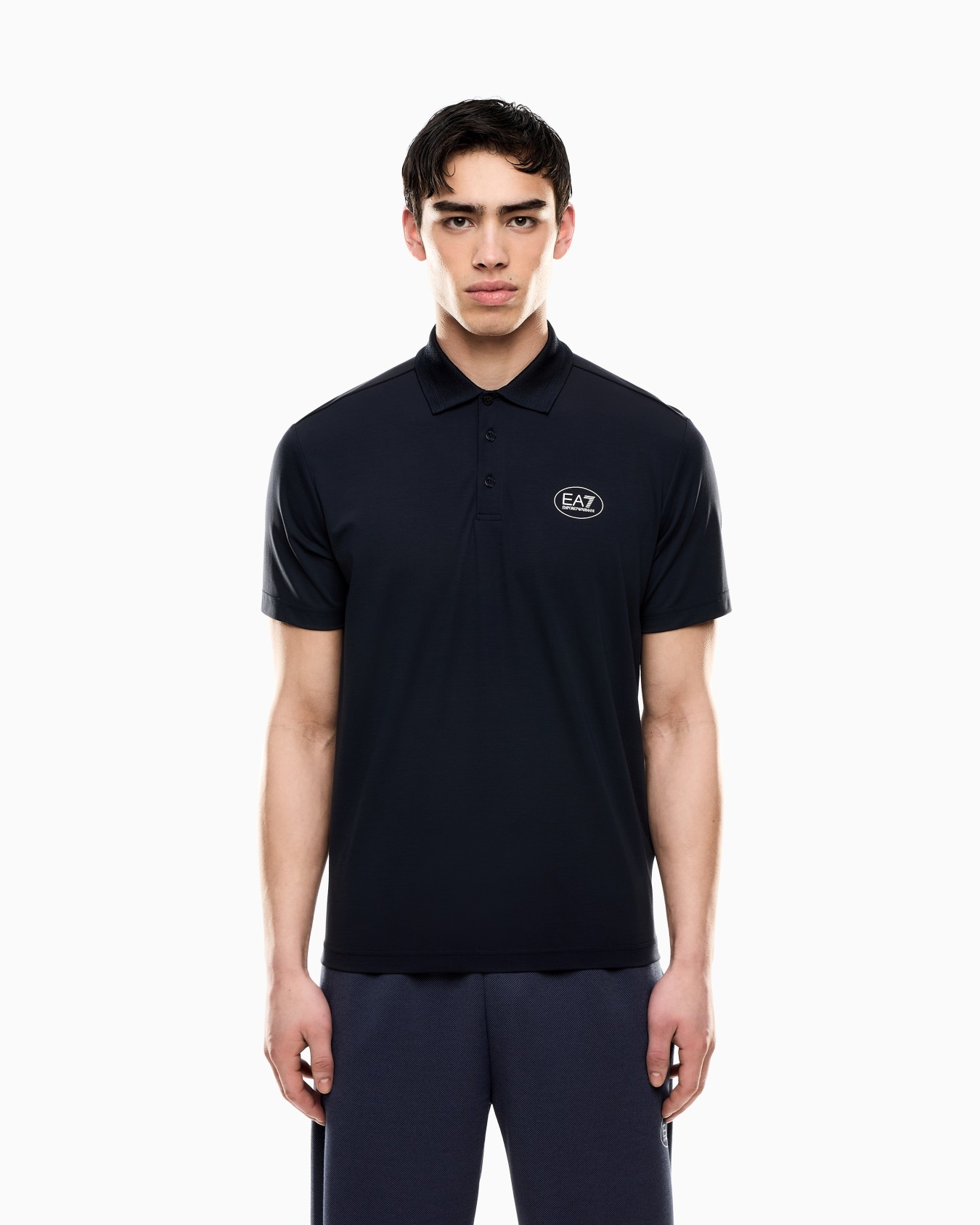 Tennis Club viscose-blend jersey polo shirt Slide 3