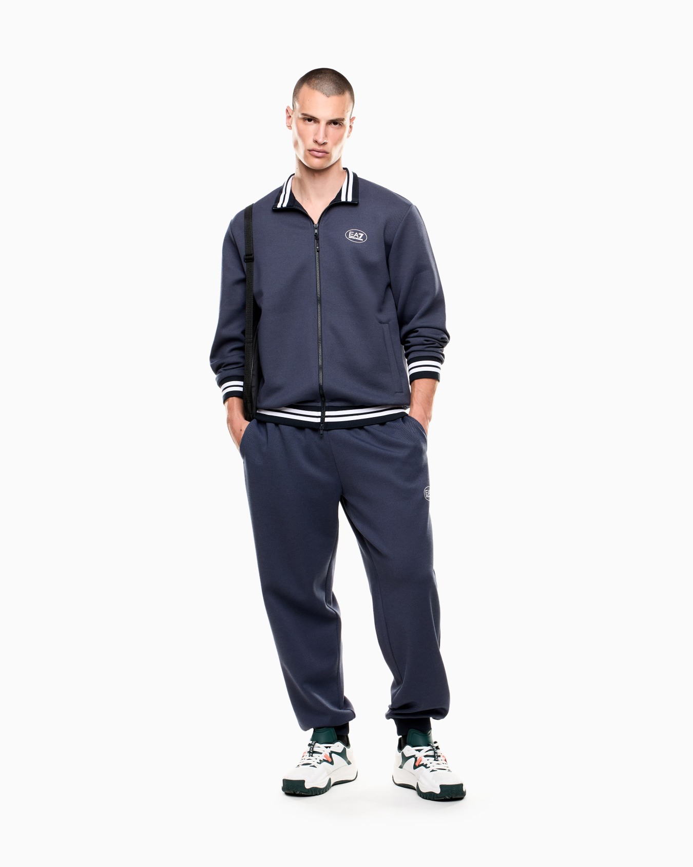 Tennis Club stretch viscose-blend interlock sweatshirt Slide 1