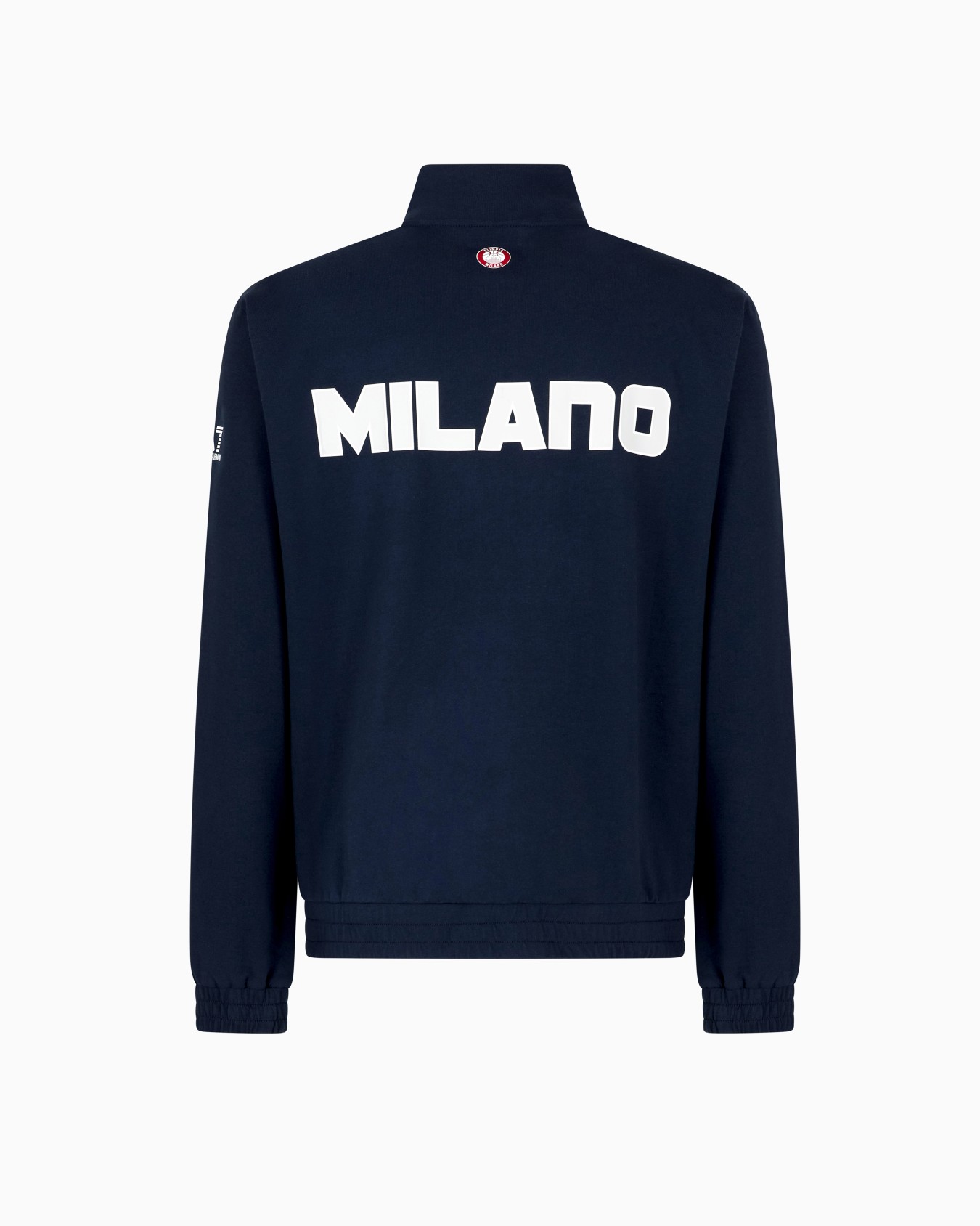 Olimpia Milano Sweat zippé en jersey de coton Diapositive 3