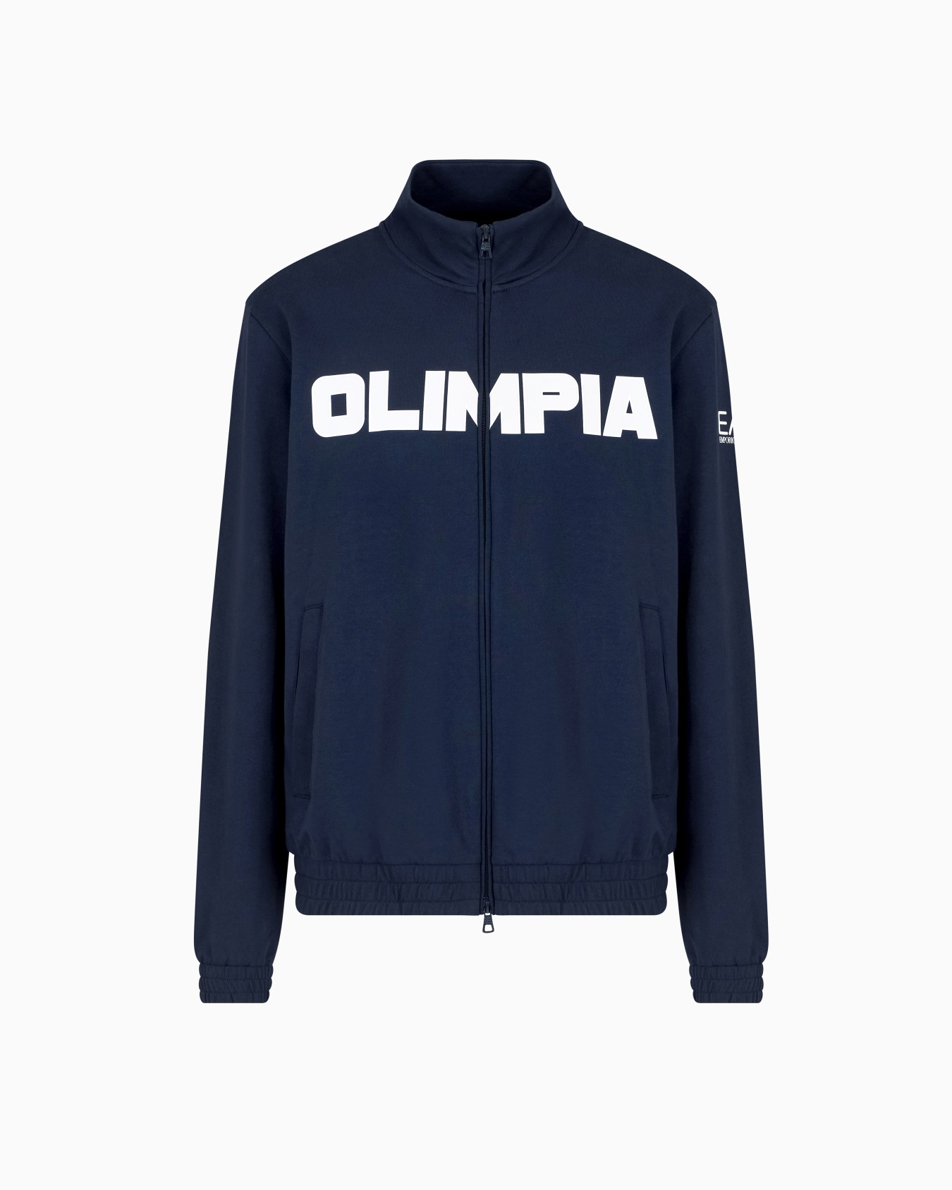 Olimpia Milano Sweat zippé en jersey de coton Diapositive 0