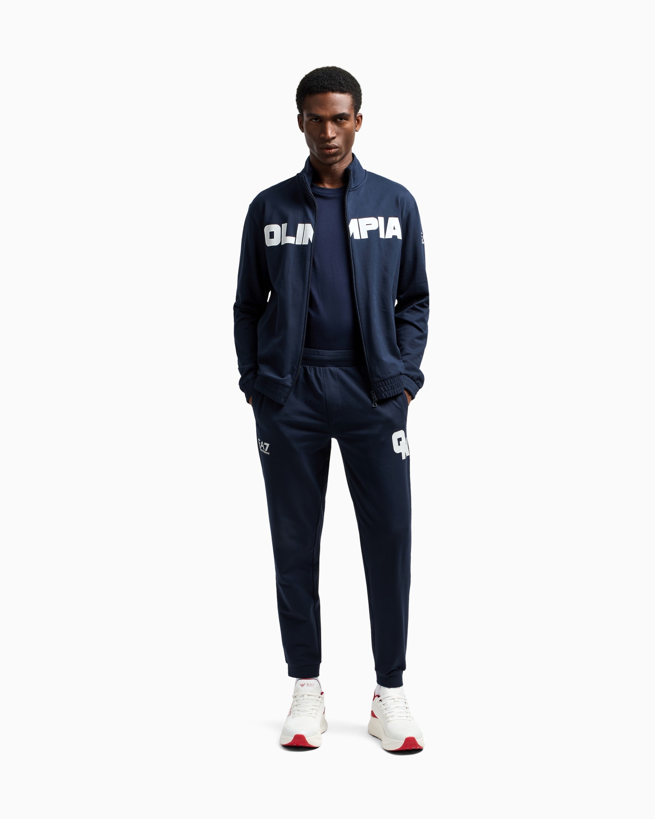 Olimpia Milano Cotton fleece joggers Slide 2