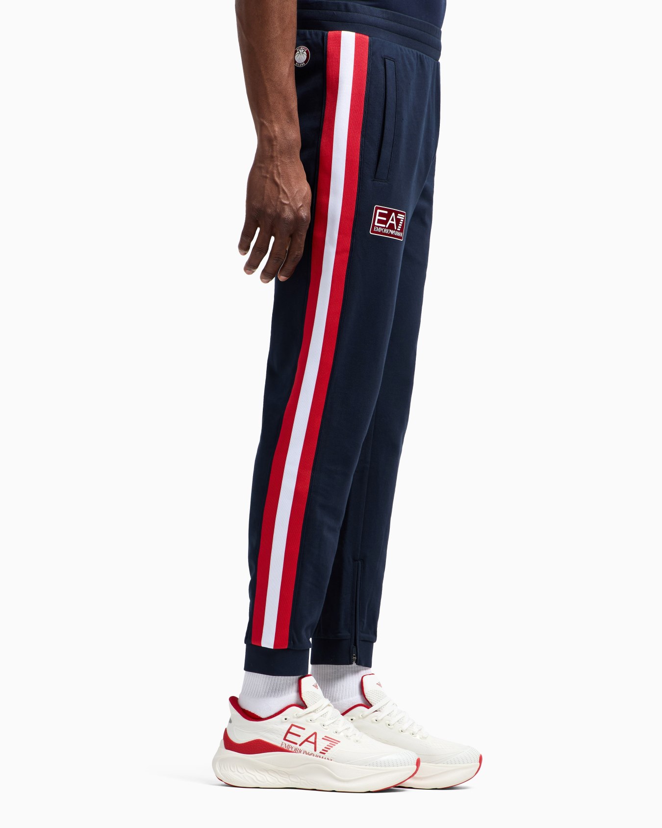 Olimpia Milano Cotton fleece joggers Slide 4