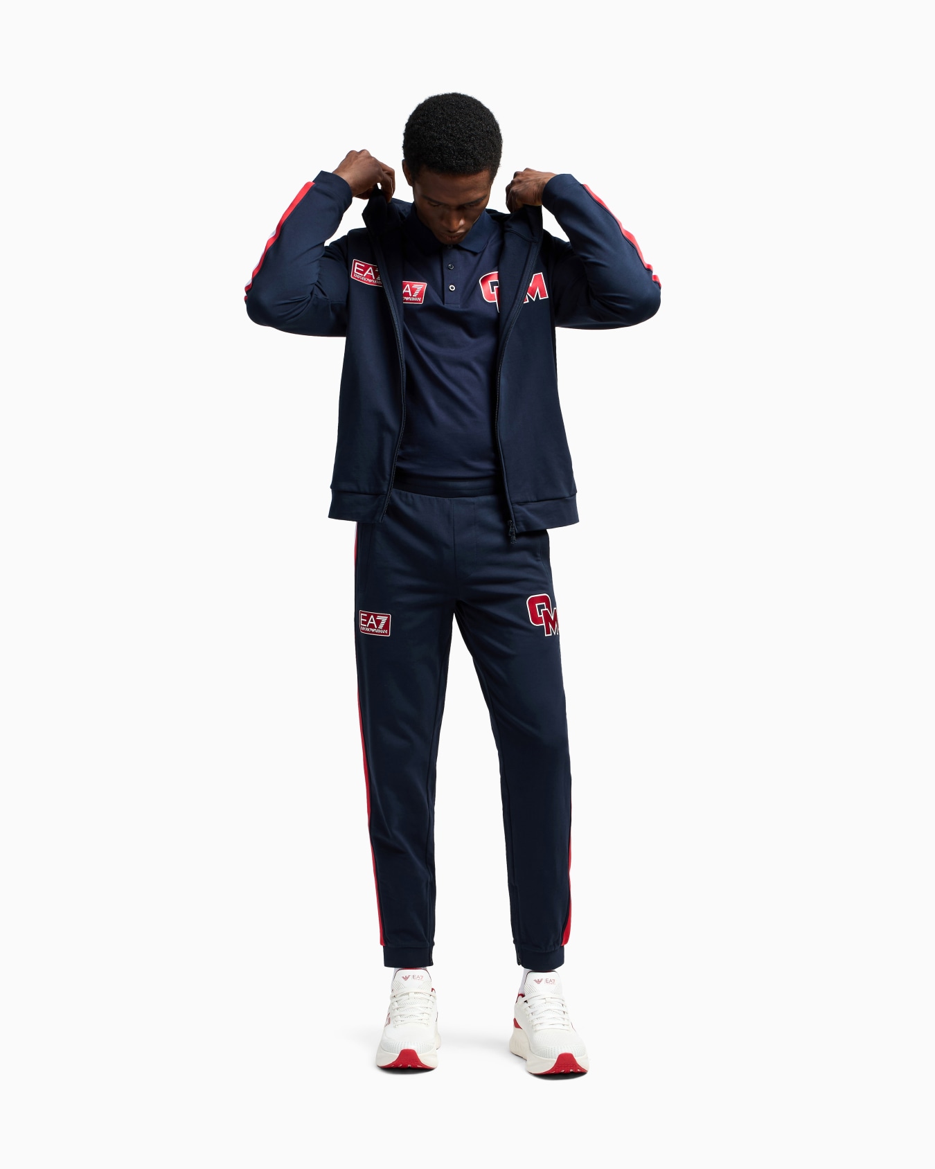 Olimpia Milano Cotton fleece joggers Slide 2