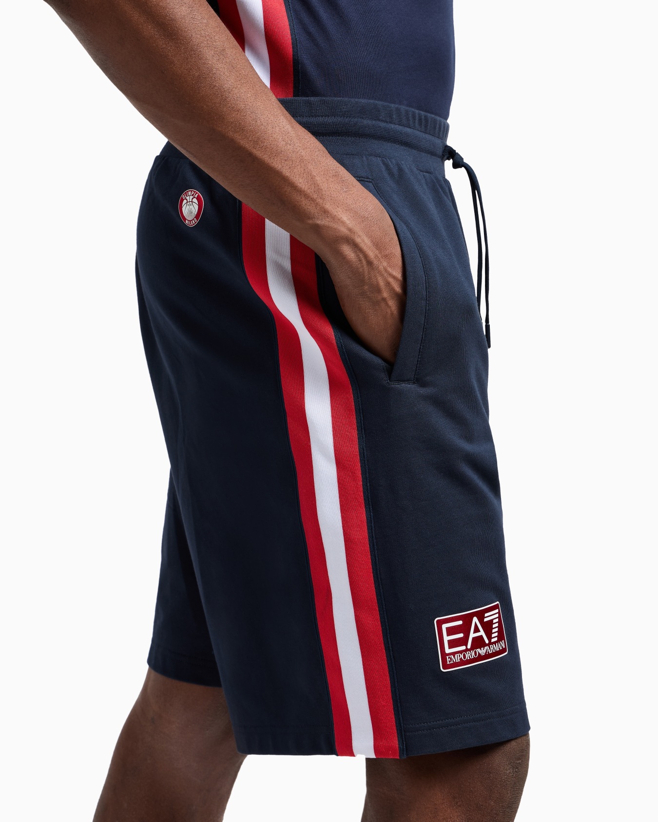 Bermuda Olimpia Milano en jersey de coton Diapositive 4