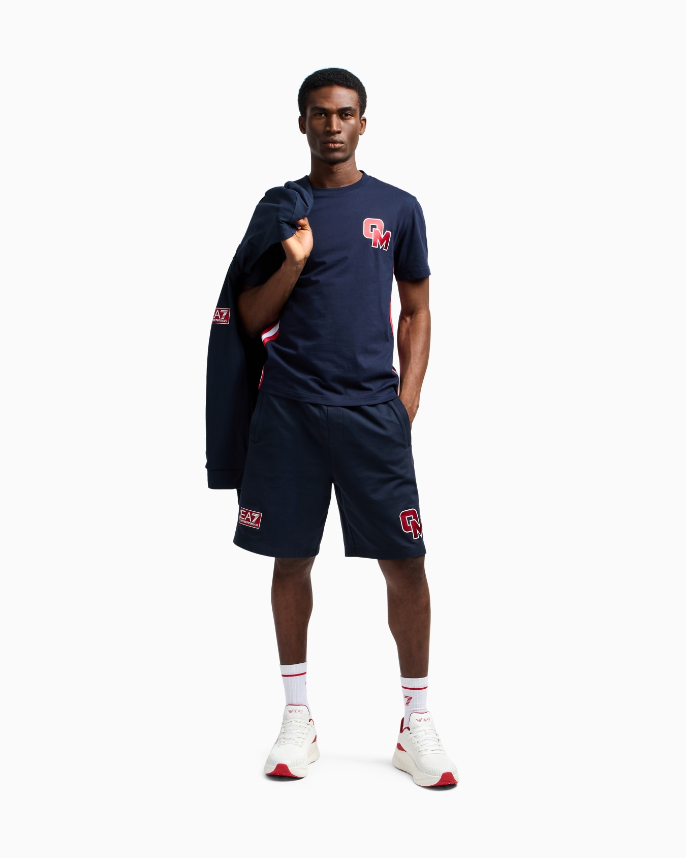 Bermuda Olimpia Milano en jersey de coton Diapositive 2