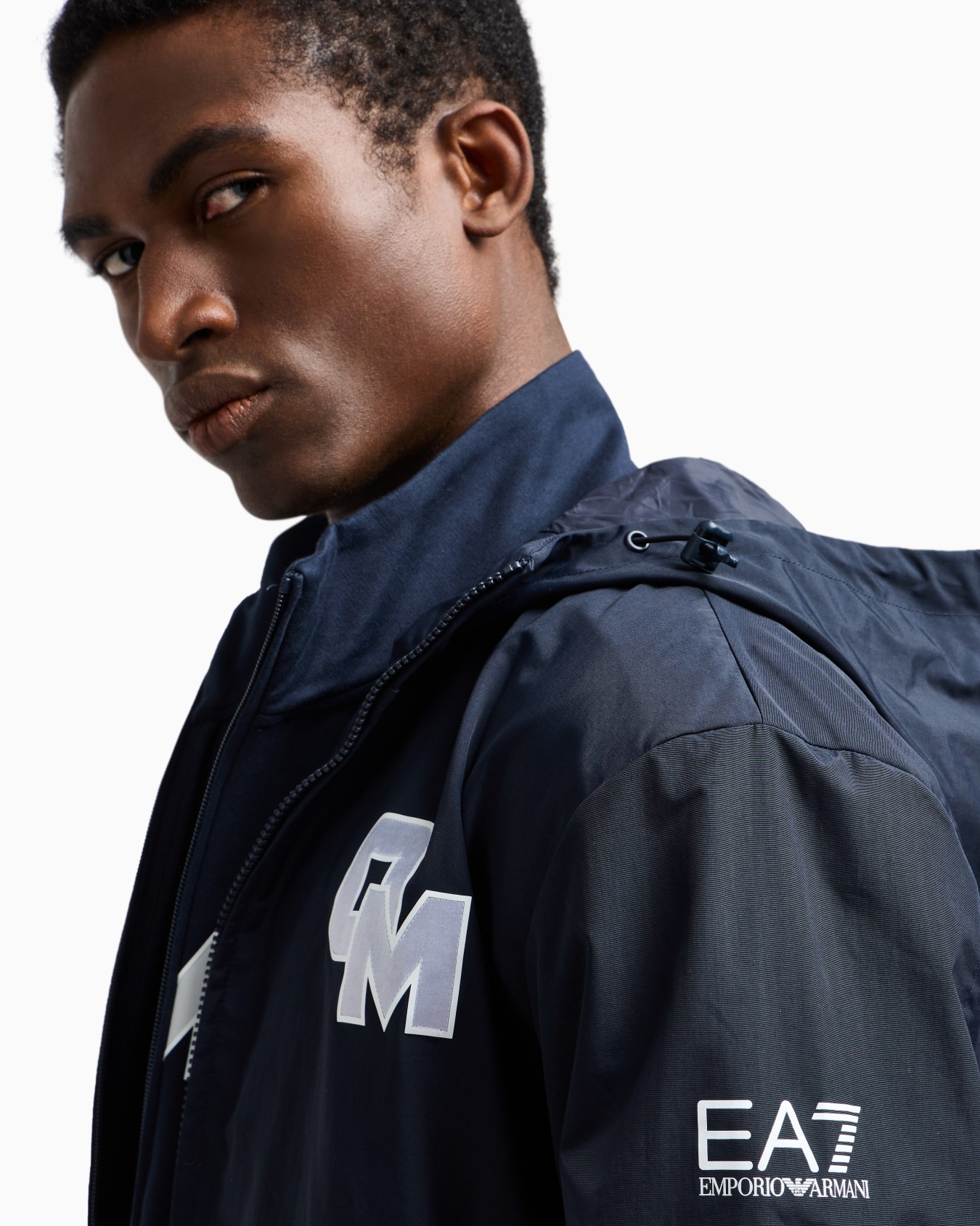 Olimpia Milano Jacket with hood and zip Slide 4