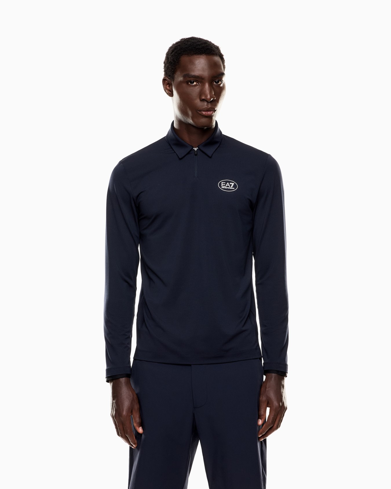 Golf Pro long-sleeved polo shirt in VENTUS7 technical fabric Slide 3