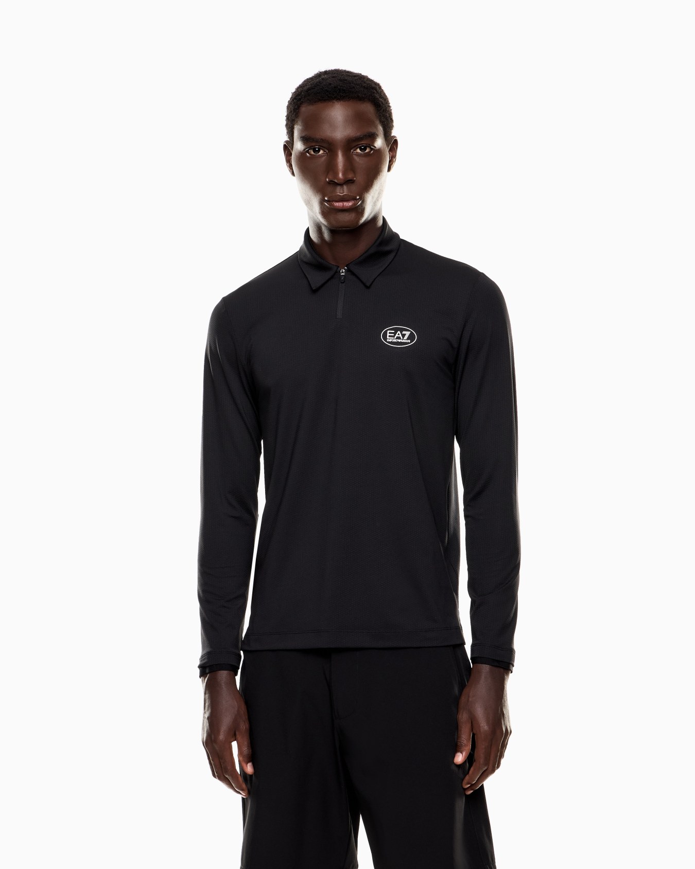 Golf Pro long-sleeved polo shirt in VENTUS7 technical fabric Slide 3